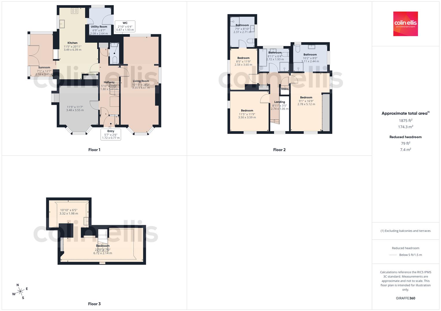 Four Winds, 1, Green Lane, Scarborough floorplan