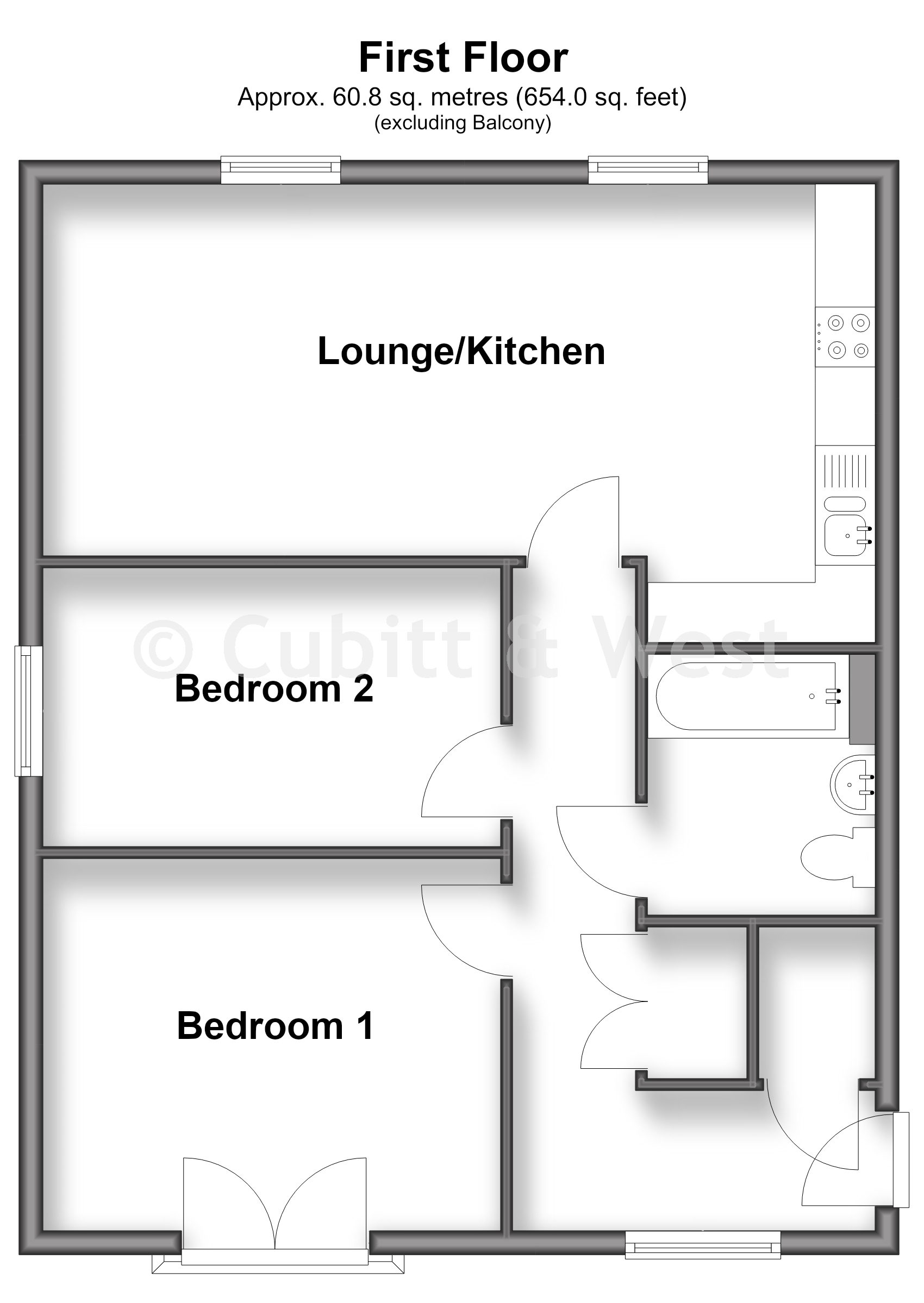 Horn House, Eames Way, Crawley floorplan