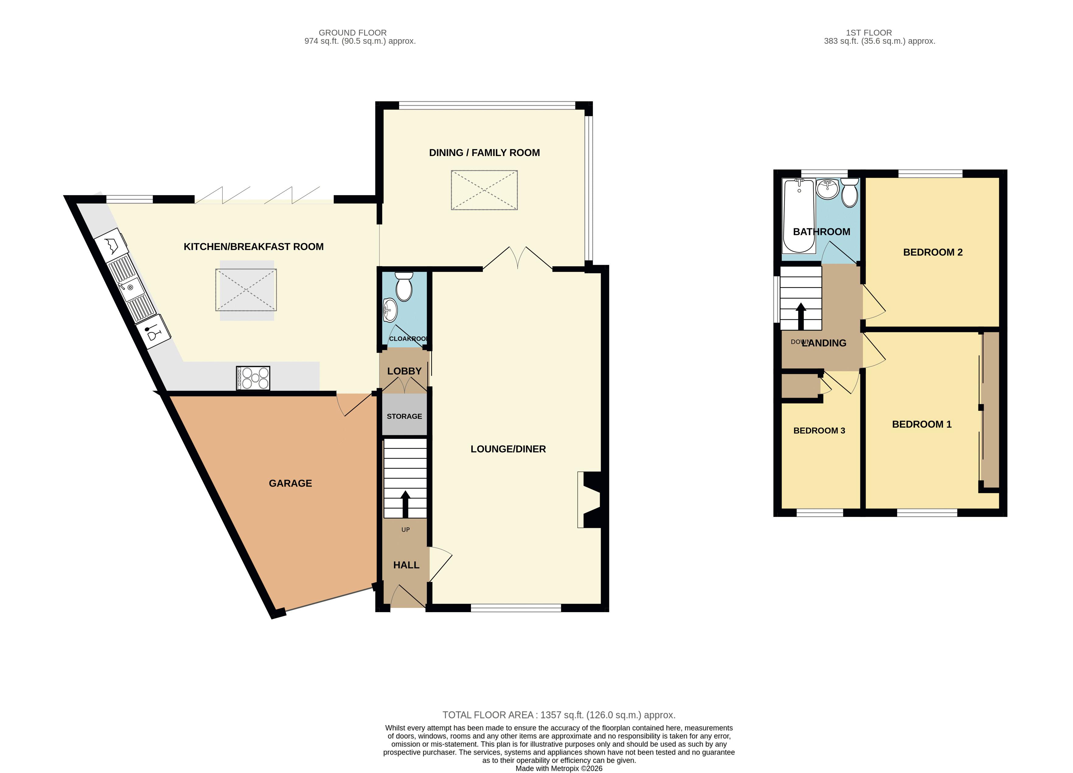 12, Fullers Close, Maidstone floorplan
