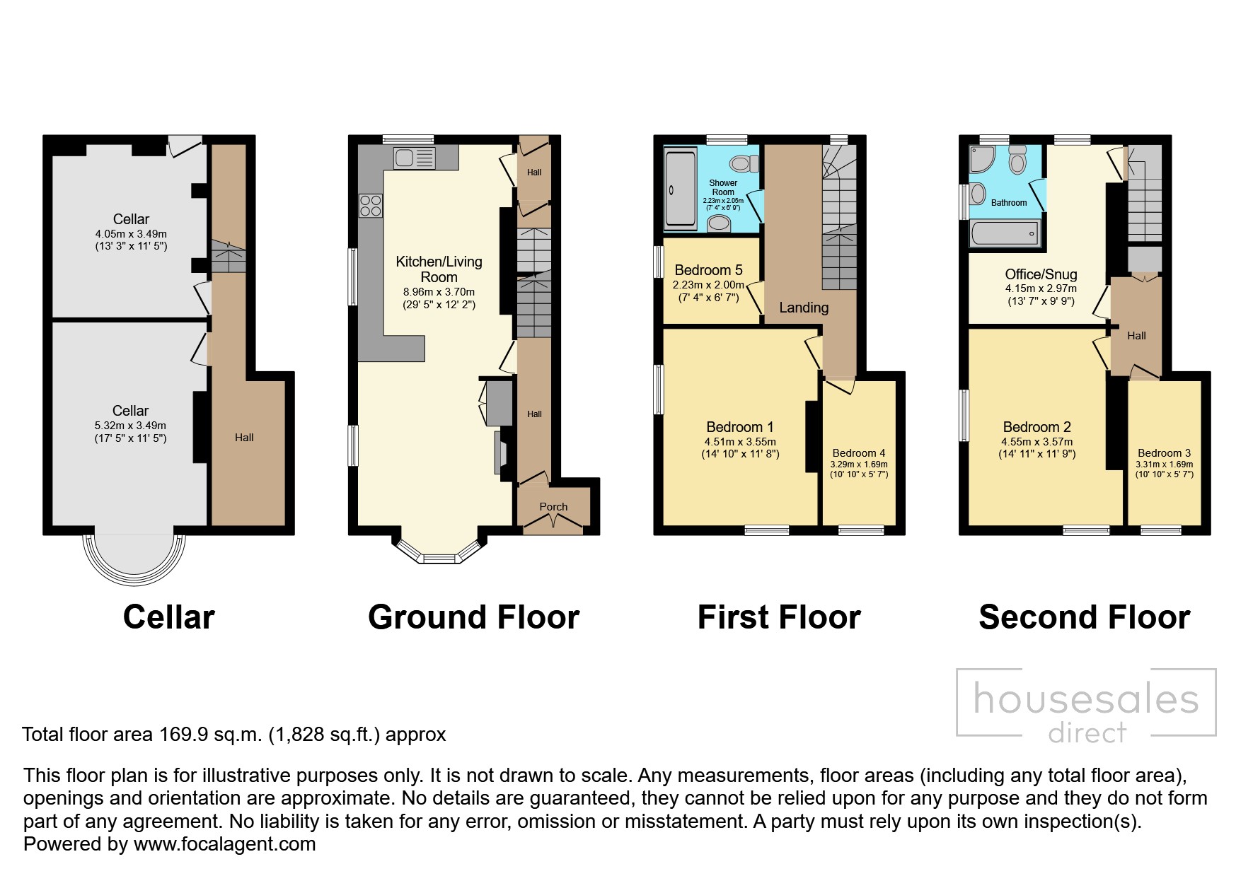 3a, Queens Road, Buxton floorplan