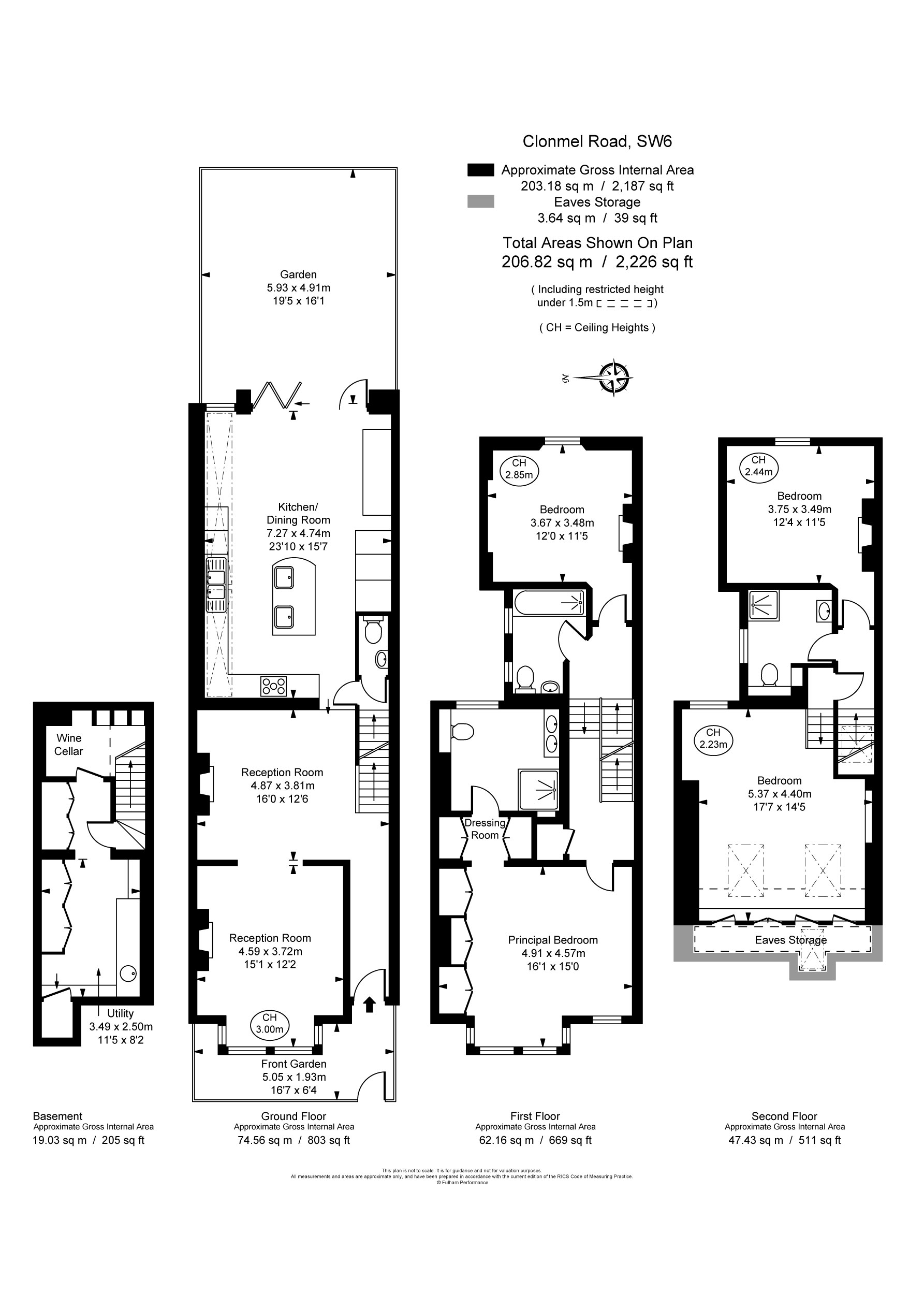 Clonmel Road, Parsons Green SW6, 4 bedroom terraced house for sale 62768104 PrimeLocation