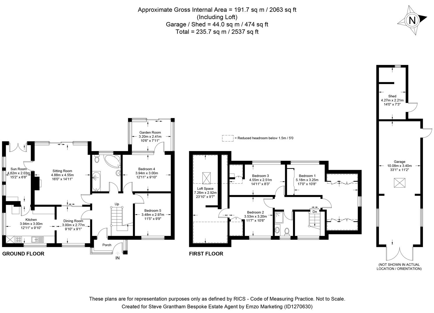 81, North Road, Horndean floorplan