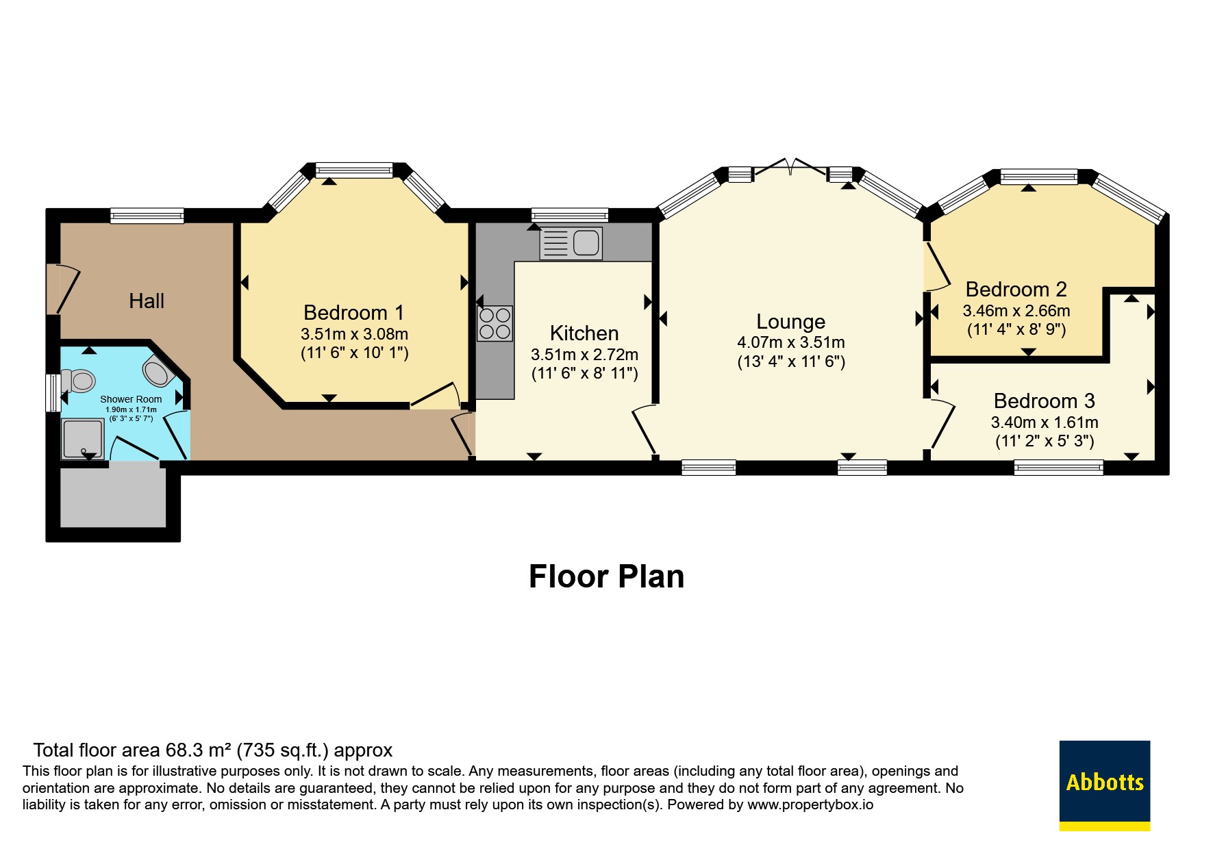 Tower View, 64, North East Riverbank, Great Yarmouth floorplan