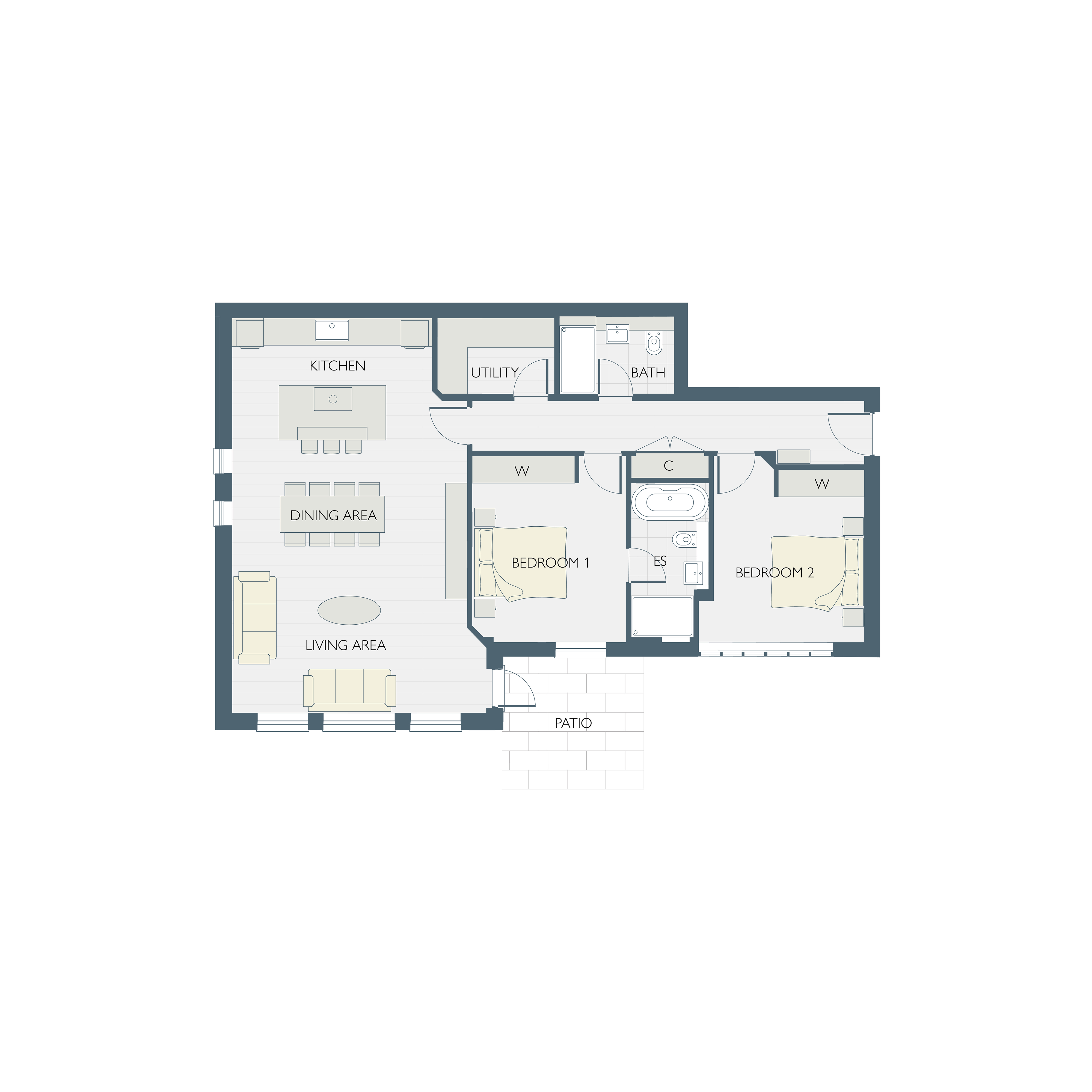 Copsem Manor, Esher floorplan
