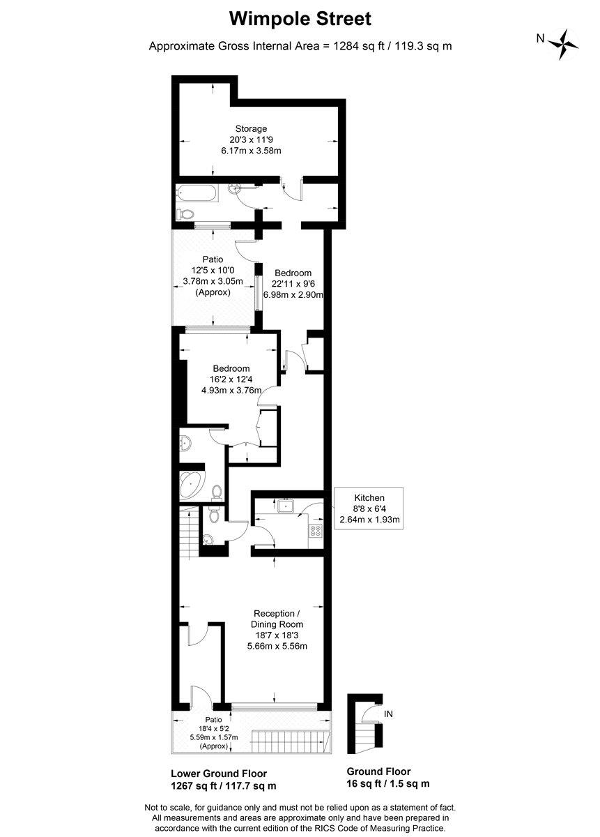 2 Bedrooms Flat to rent in Wimpole Street, London W1G