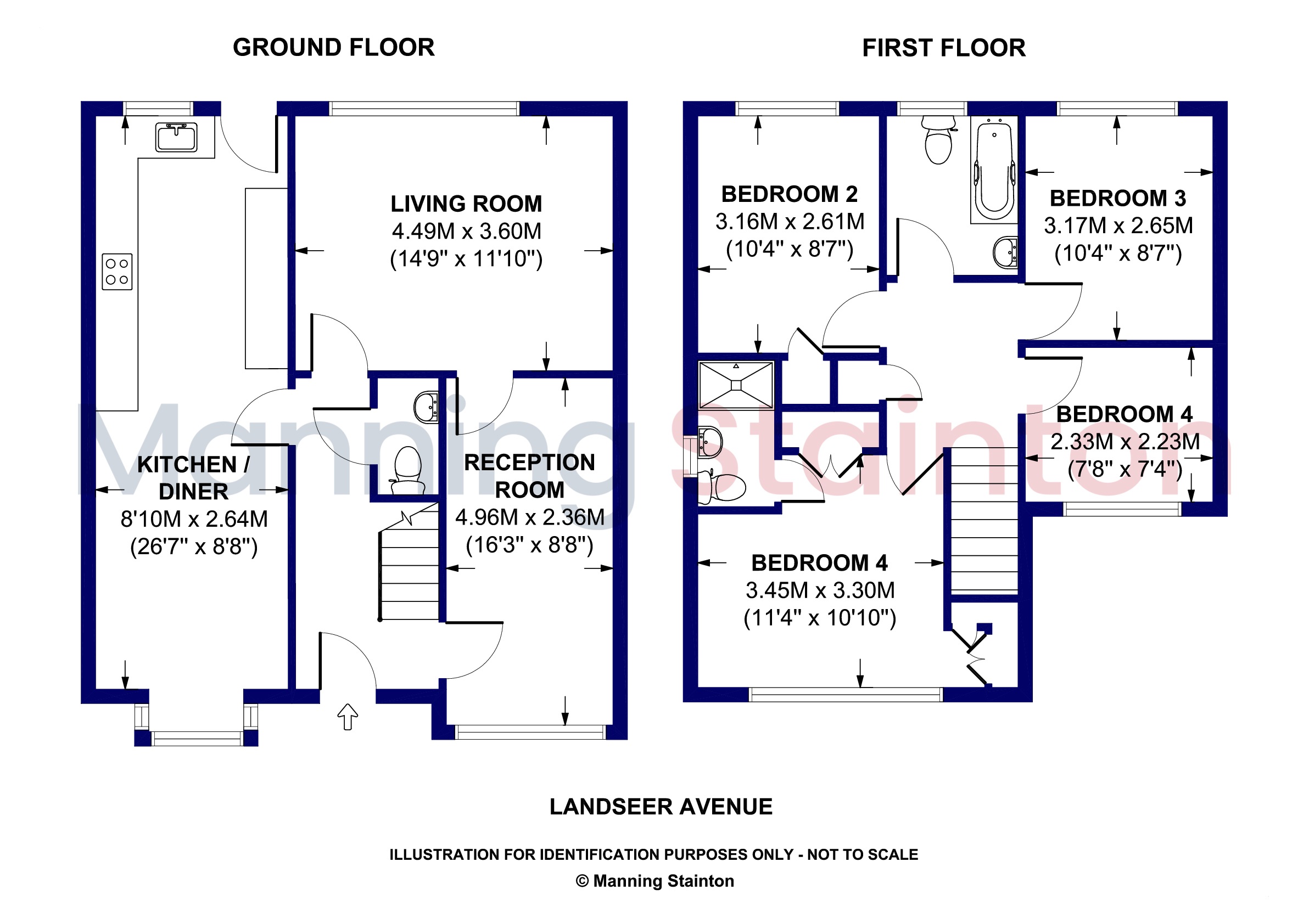 18, Landseer Avenue, Wakefield floorplan