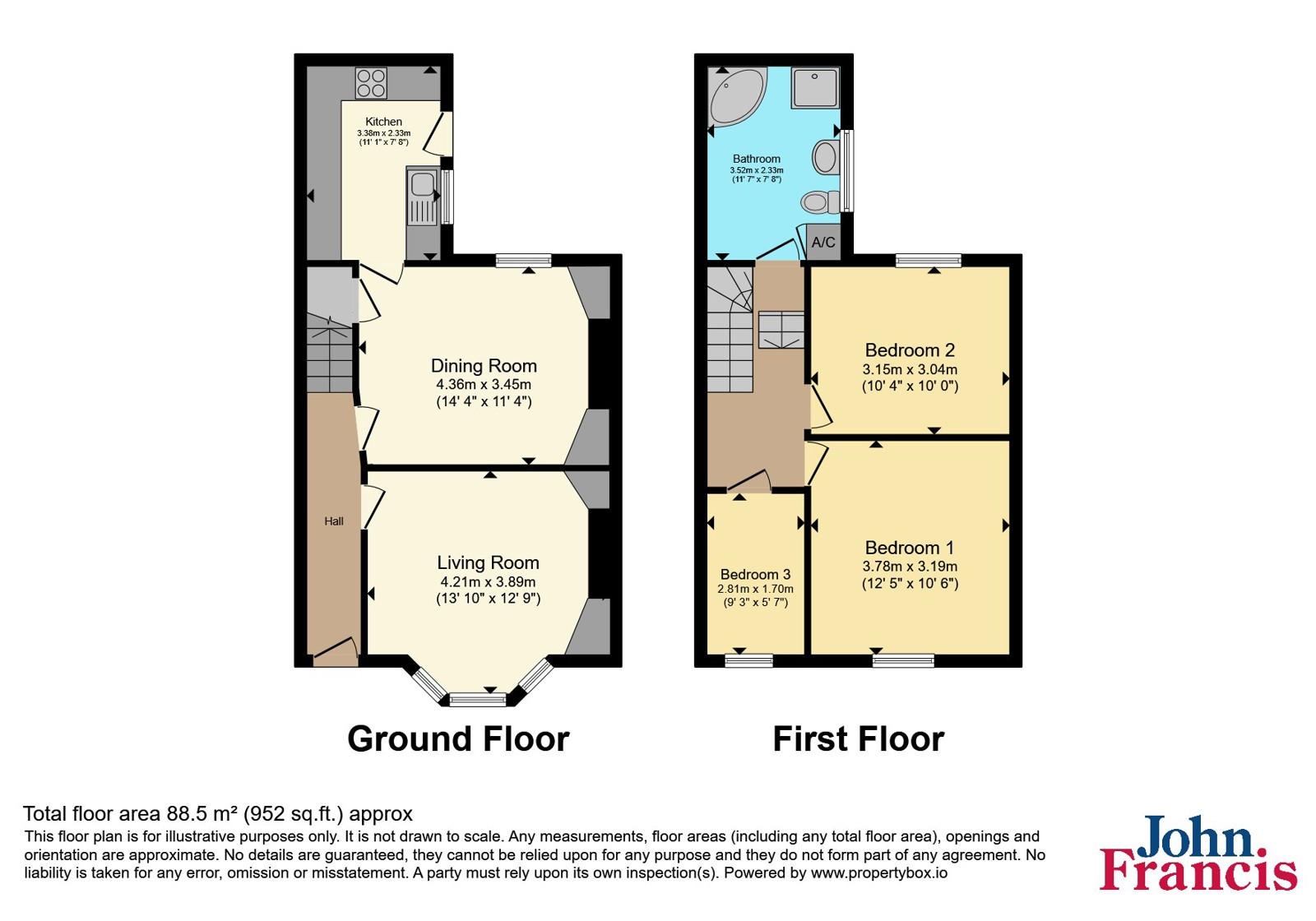 16, The Avenue, Carmarthenshire floorplan