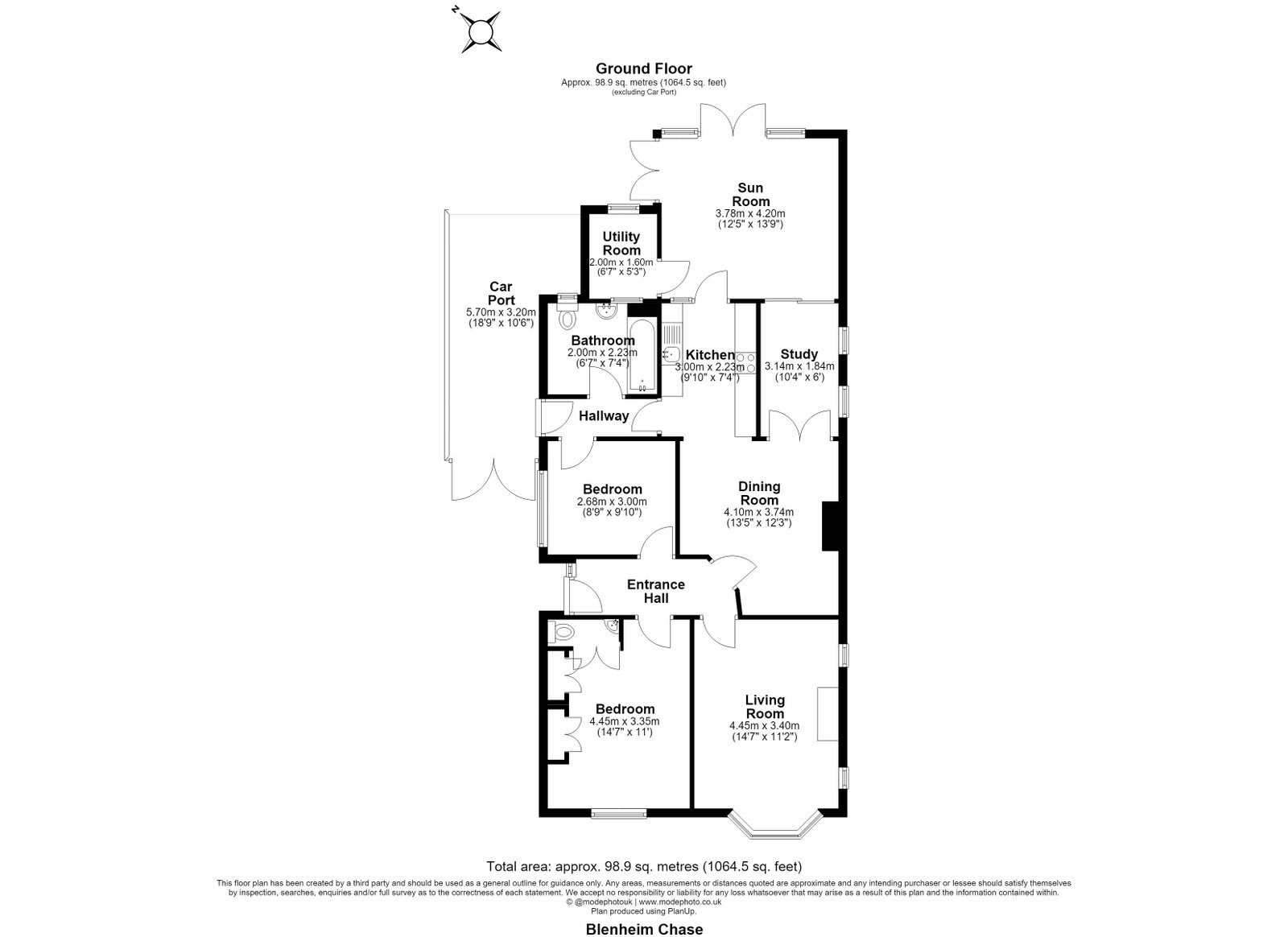 137, Blenheim Chase, Leigh-on-sea floorplan