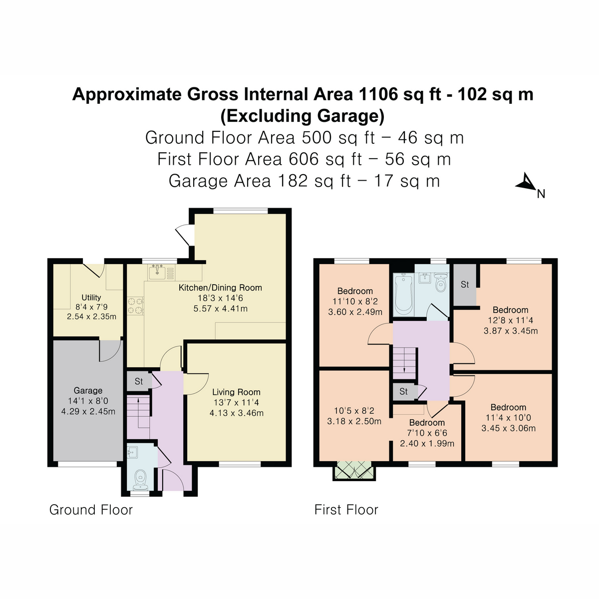 6, Larcombe Road, St. Austell floorplan