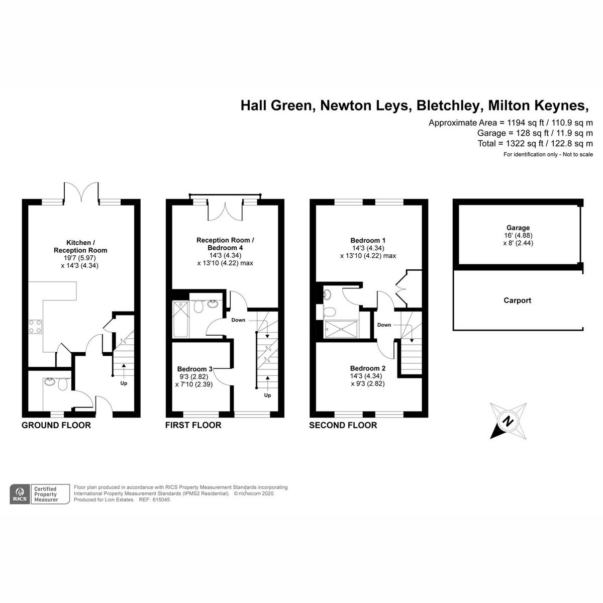 8, Hall Green, Milton Keynes floorplan
