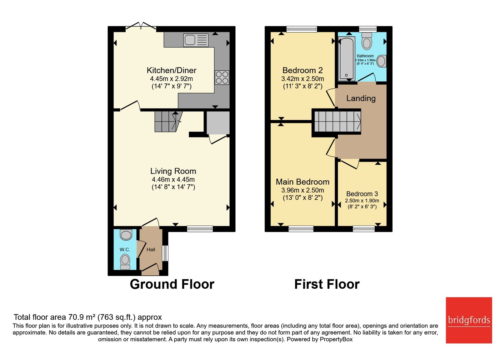8, Lapwing Close, Burnley floorplan