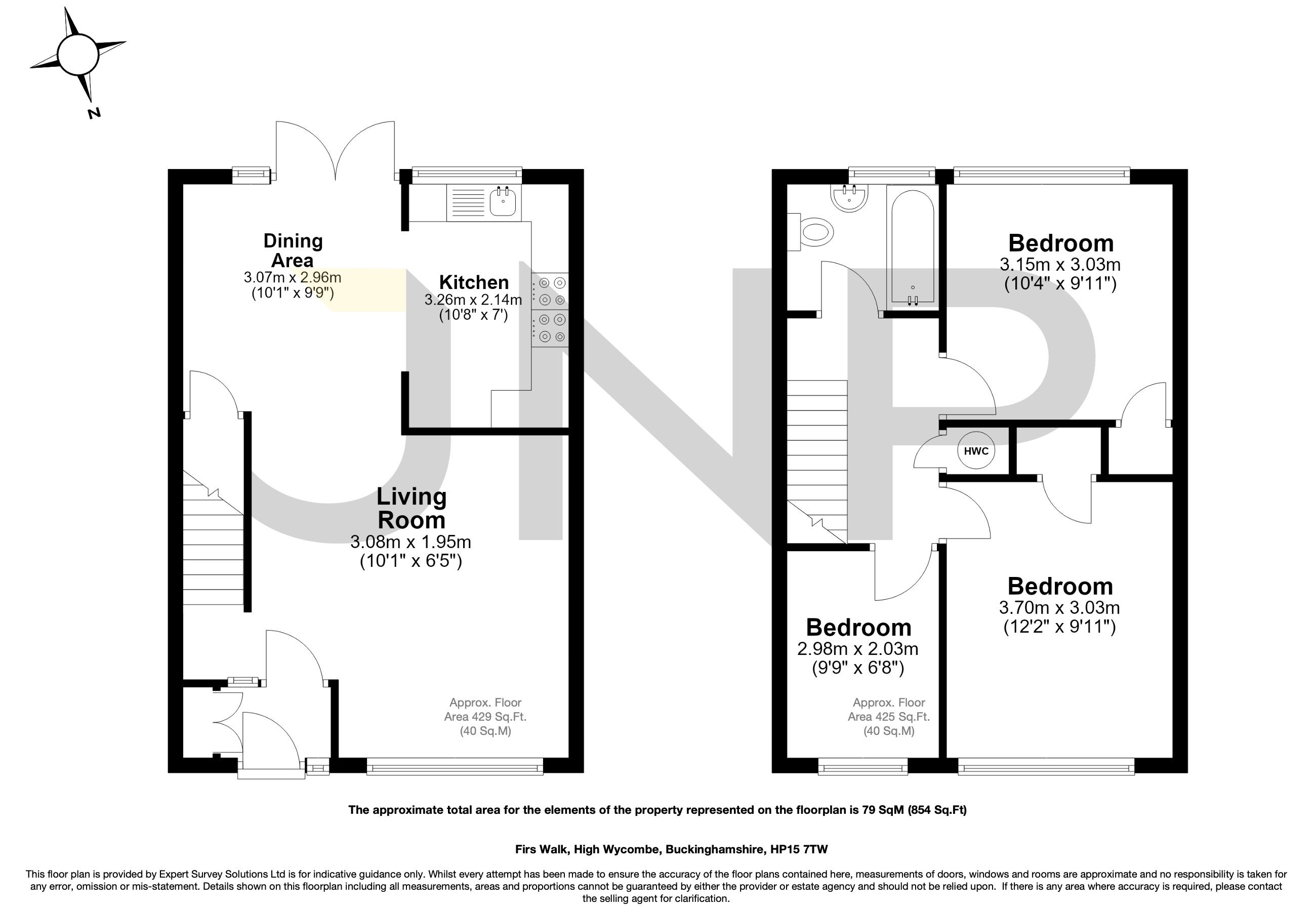 9, Firs Walk, High Wycombe floorplan