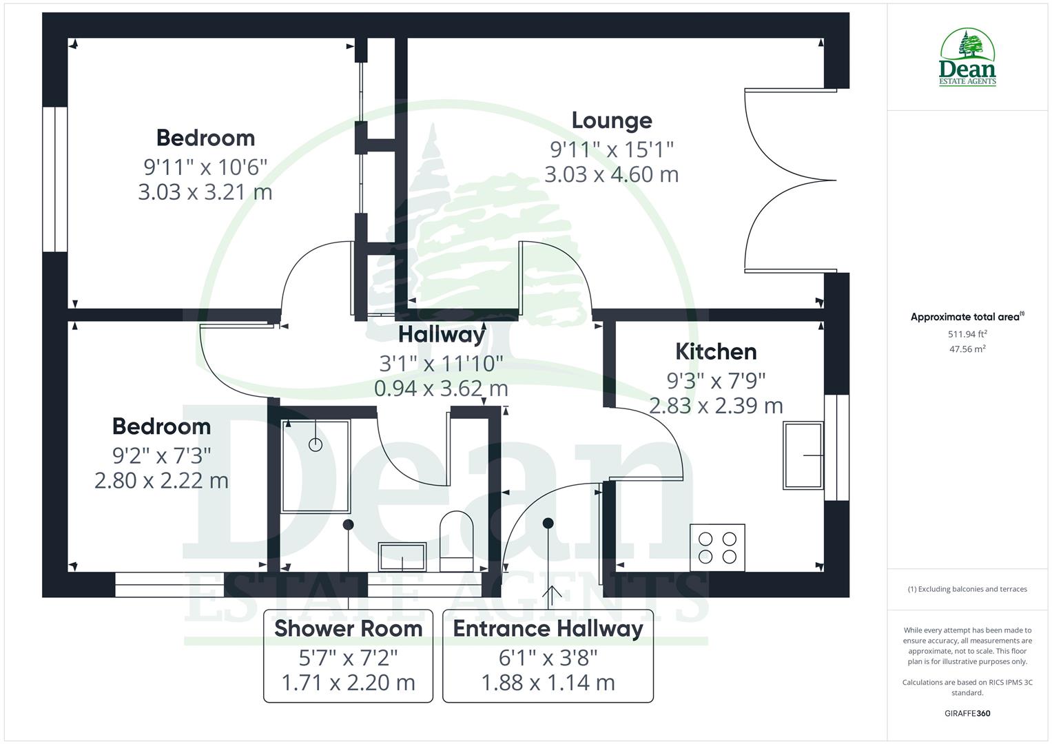 63, Kings Meade, Coleford floorplan