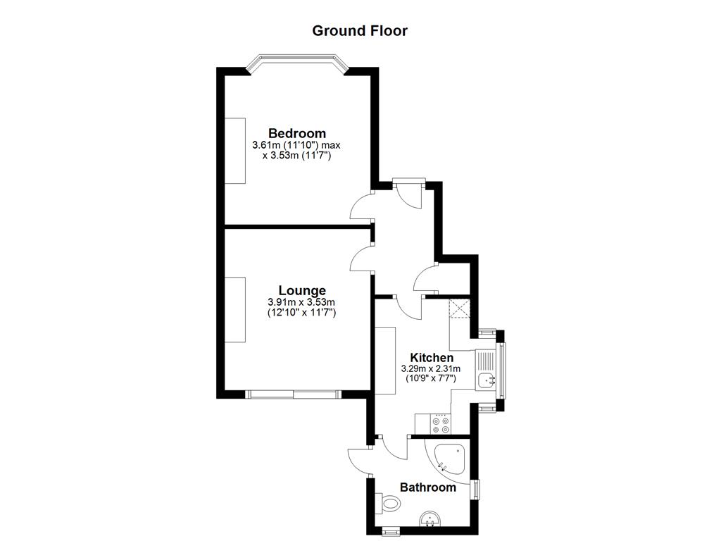 1 Bedrooms Flat to rent in Braybon Avenue, Brighton BN1