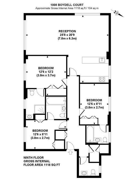 3 Bedrooms Flat to rent in St. Johns Wood Park, London NW8