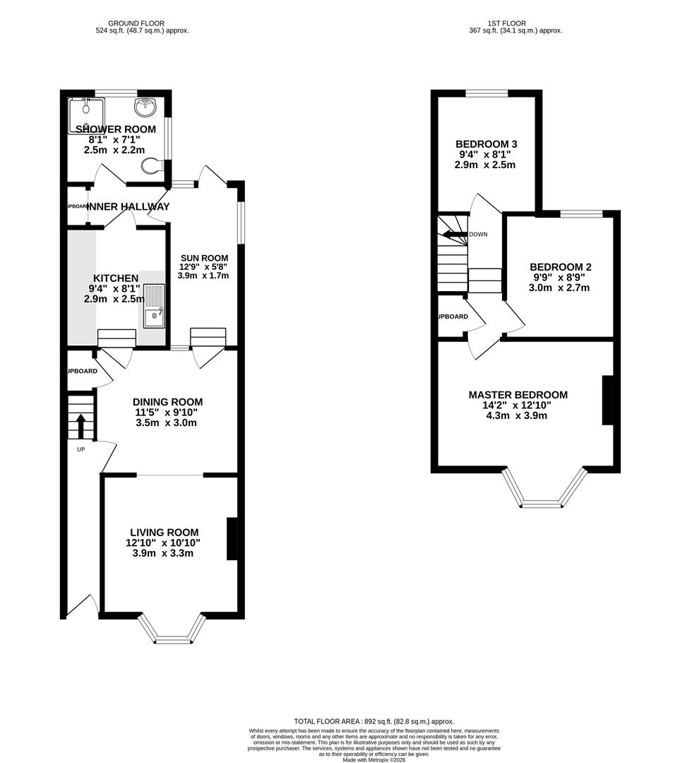 5, Pretoria Terrace, Dorset floorplan