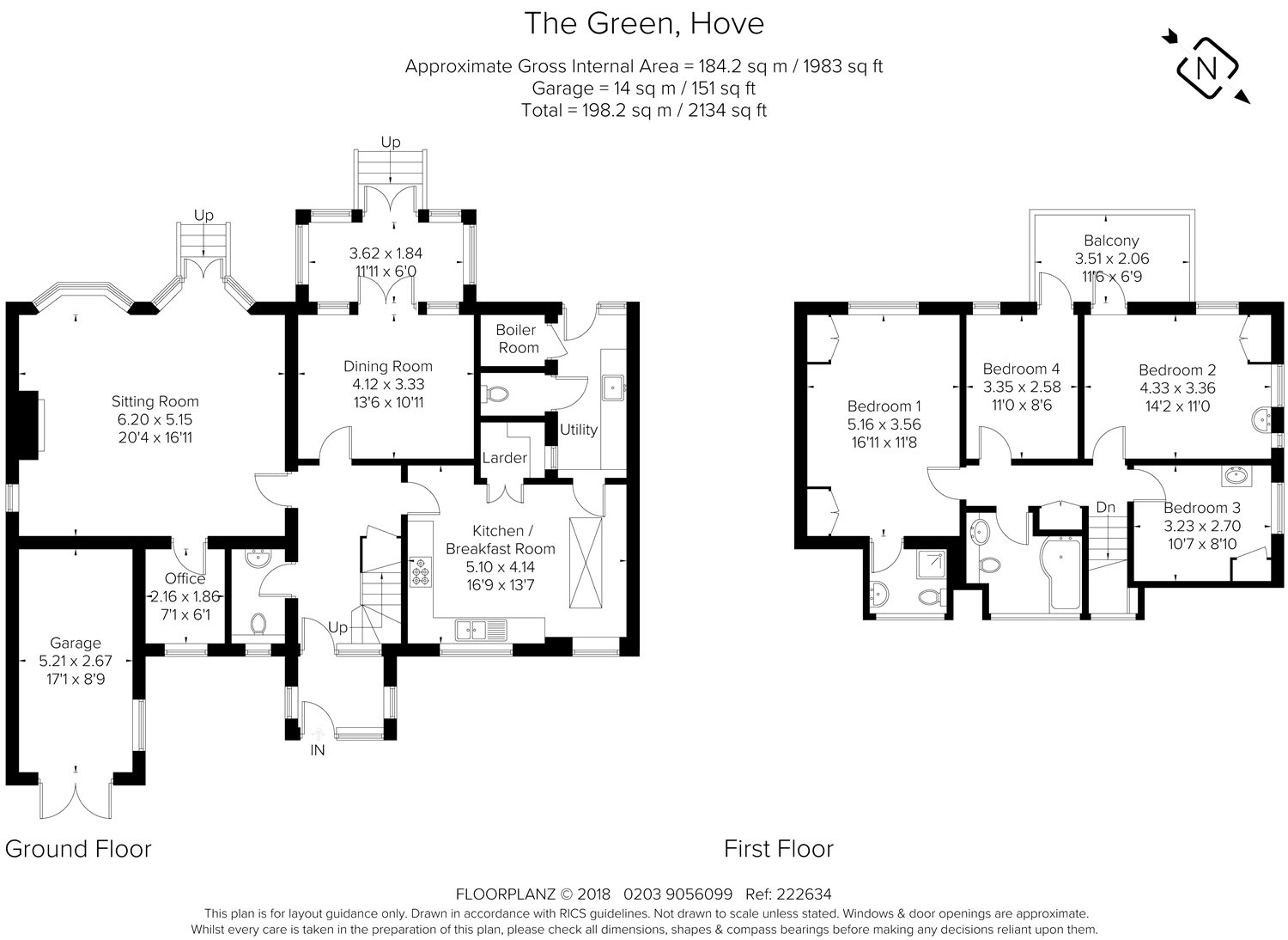 4 Bedrooms Detached house for sale in The Green, Hove, East Sussex BN3