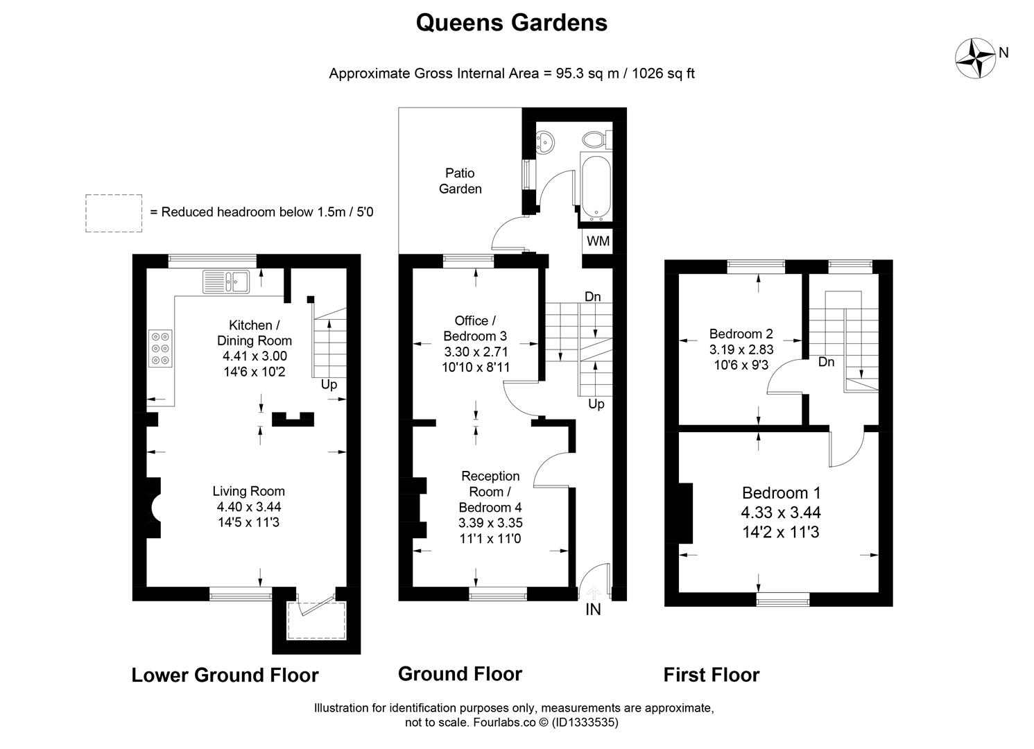 22, Queens Gardens, Brighton floorplan