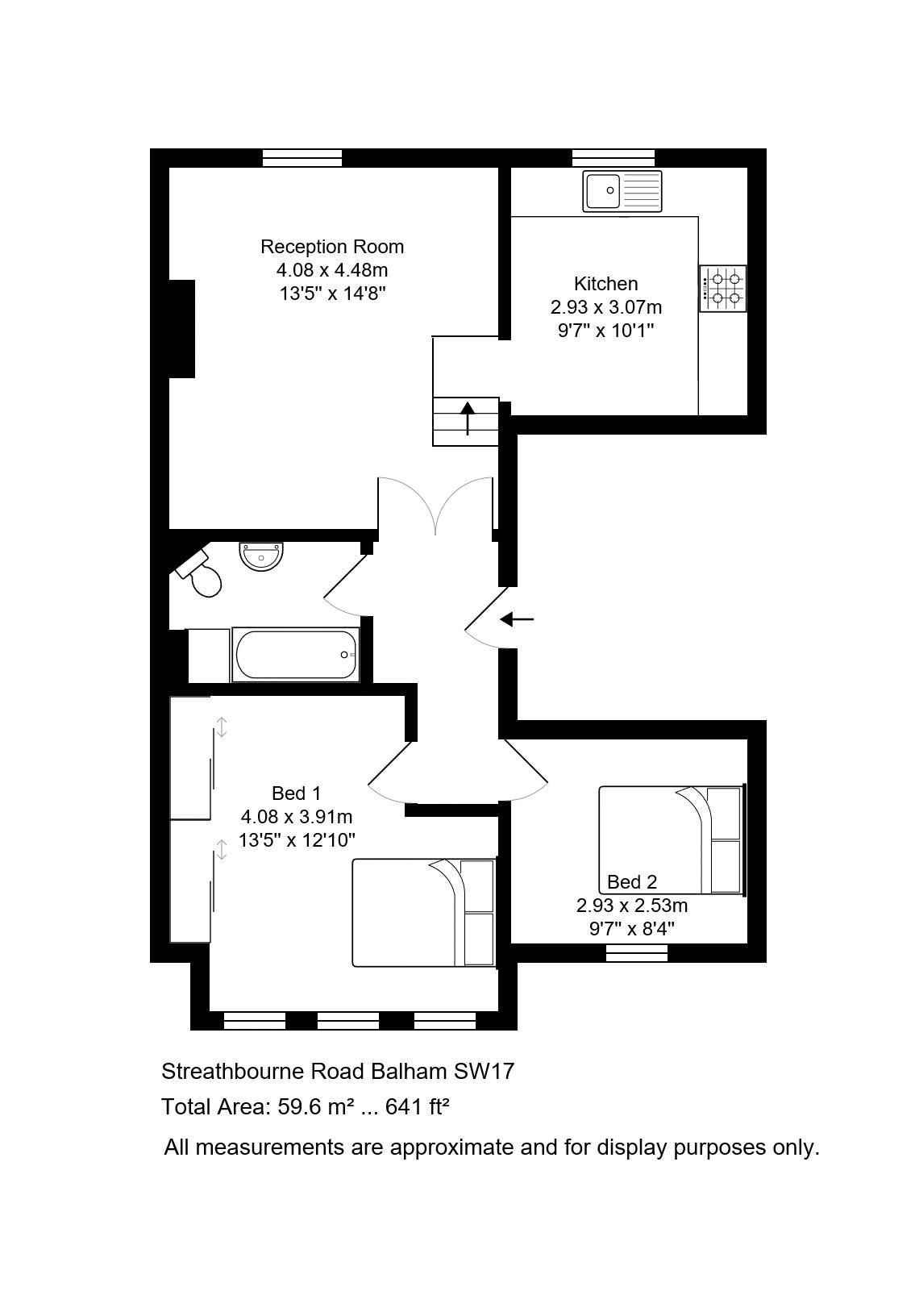 2 Bedrooms Flat for sale in Streathbourne Road, Heaver Estate, London SW17