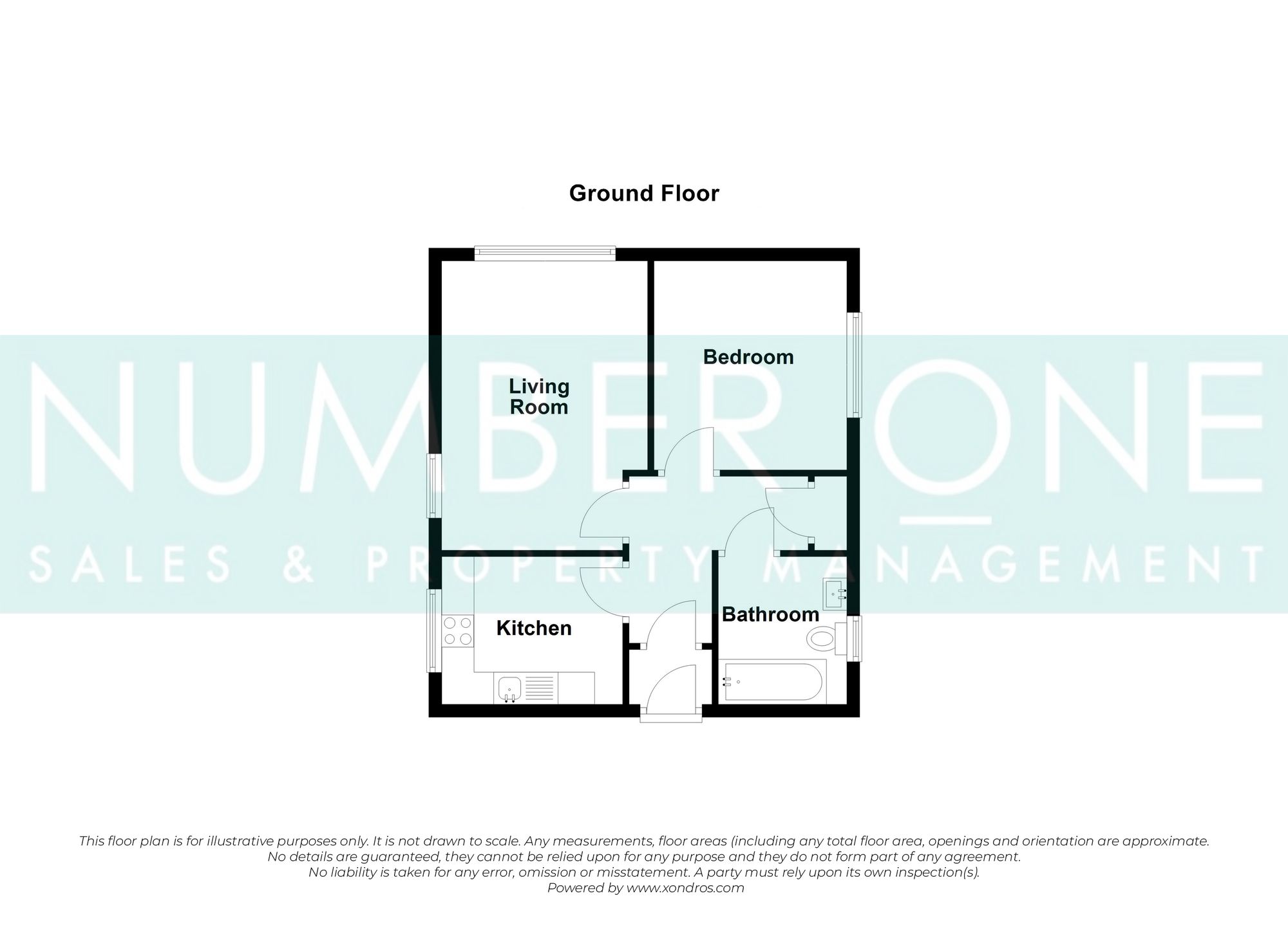 23 Tudor Court, Swansea floorplan