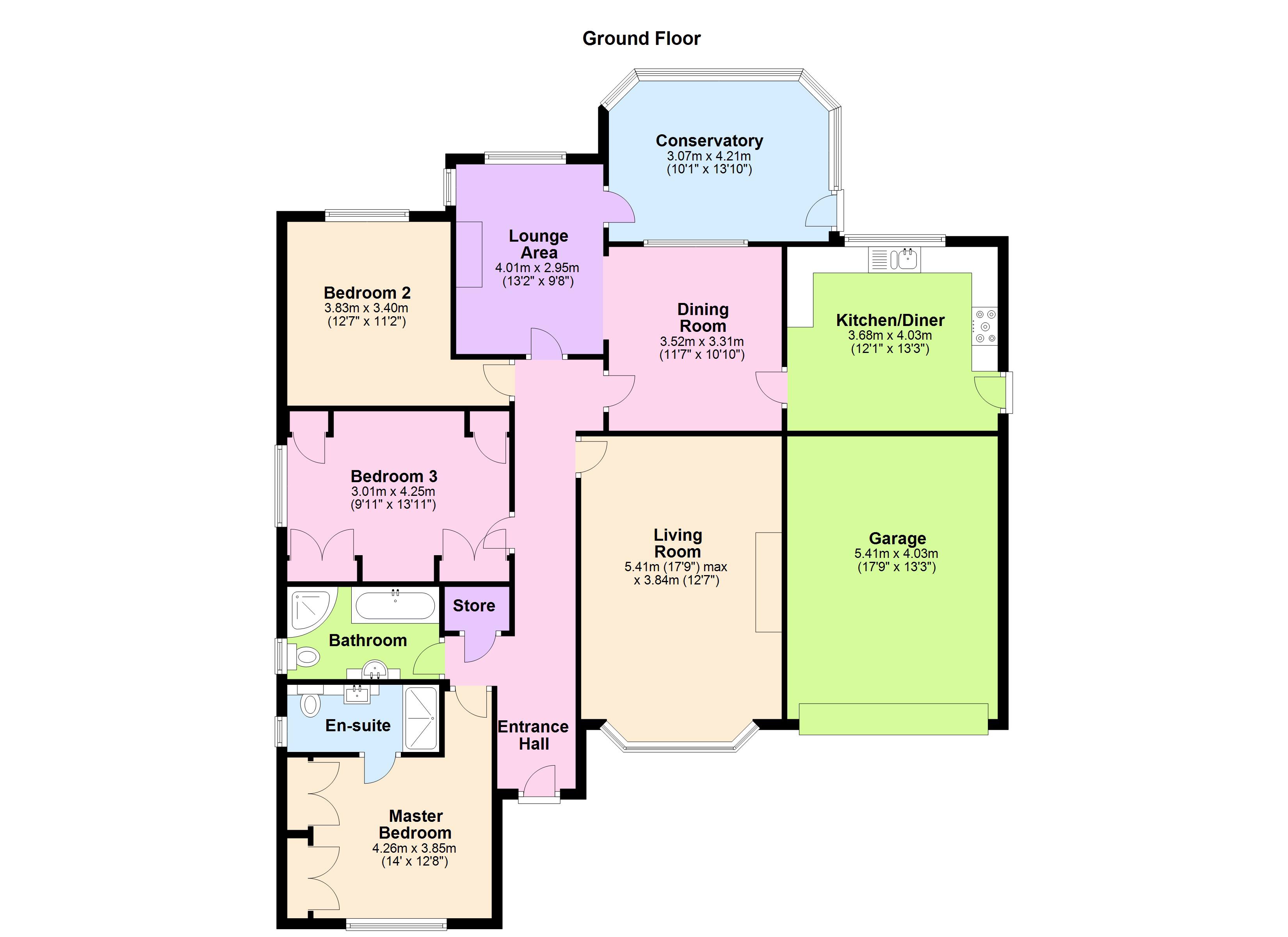 3 Bedrooms Detached bungalow for sale in Upper Green Avenue, Tingley, Wakefield WF3