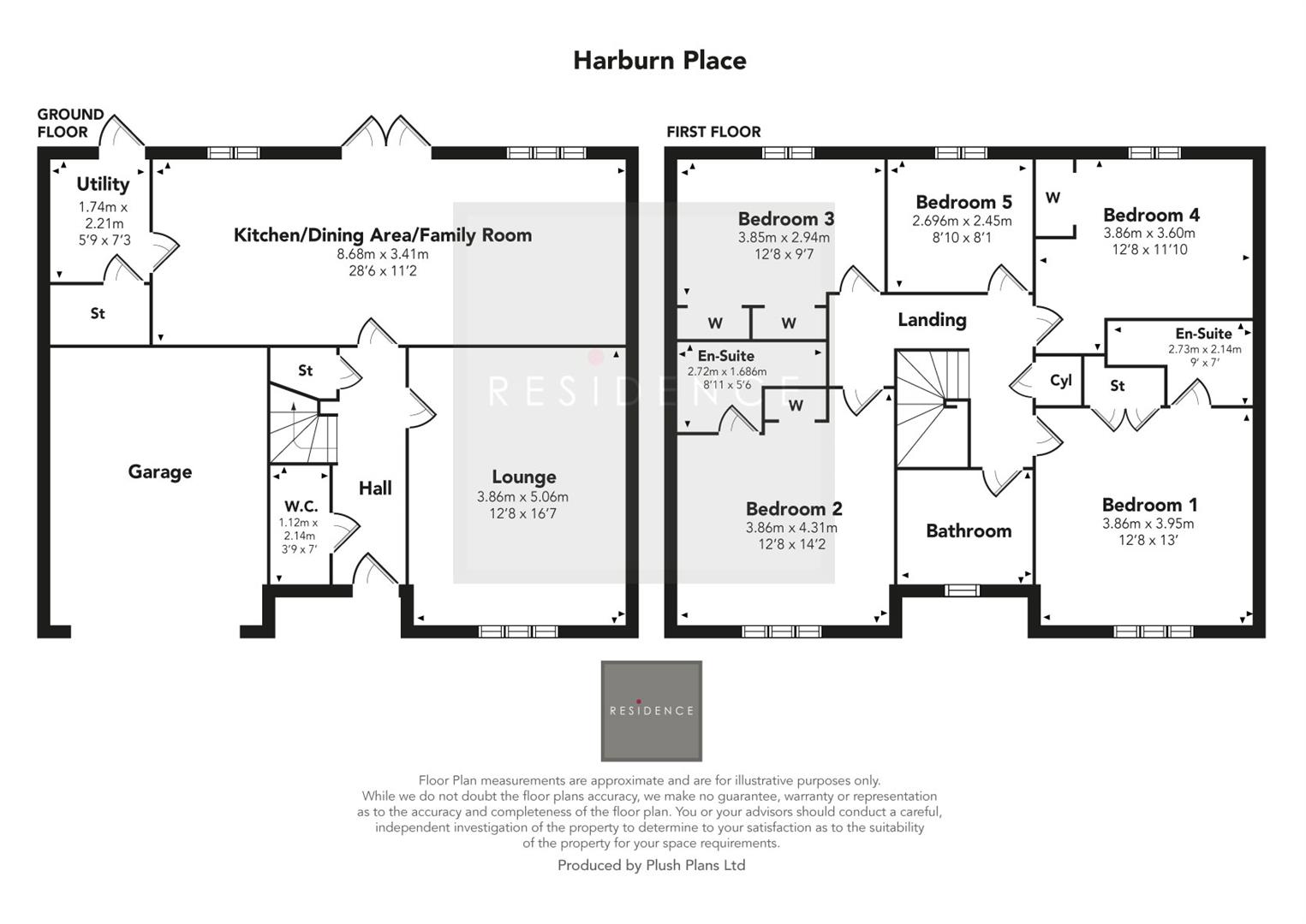 25, Harburn Place, Motherwell floorplan