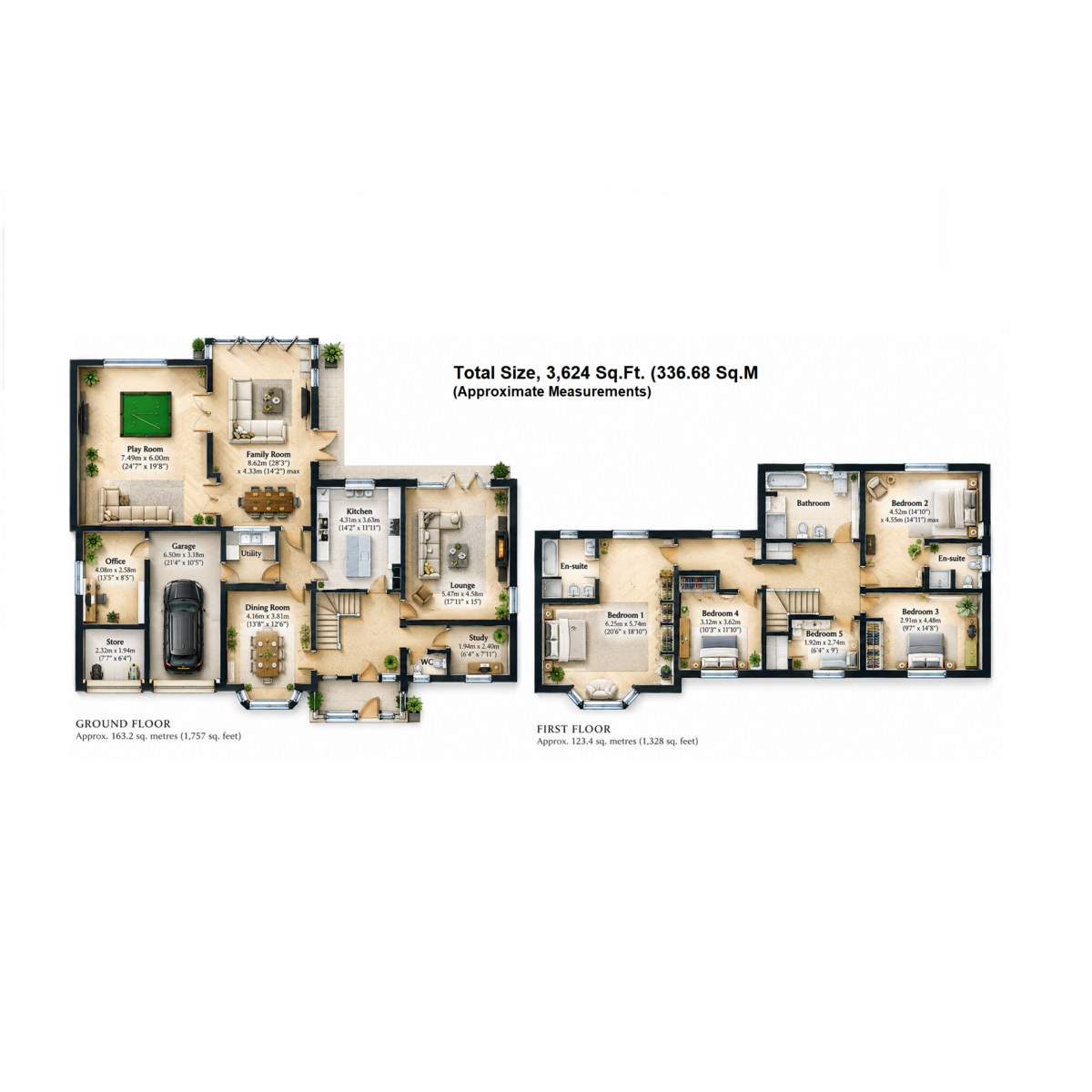 2, Bishopton Lane, Stratford-upon-avon floorplan