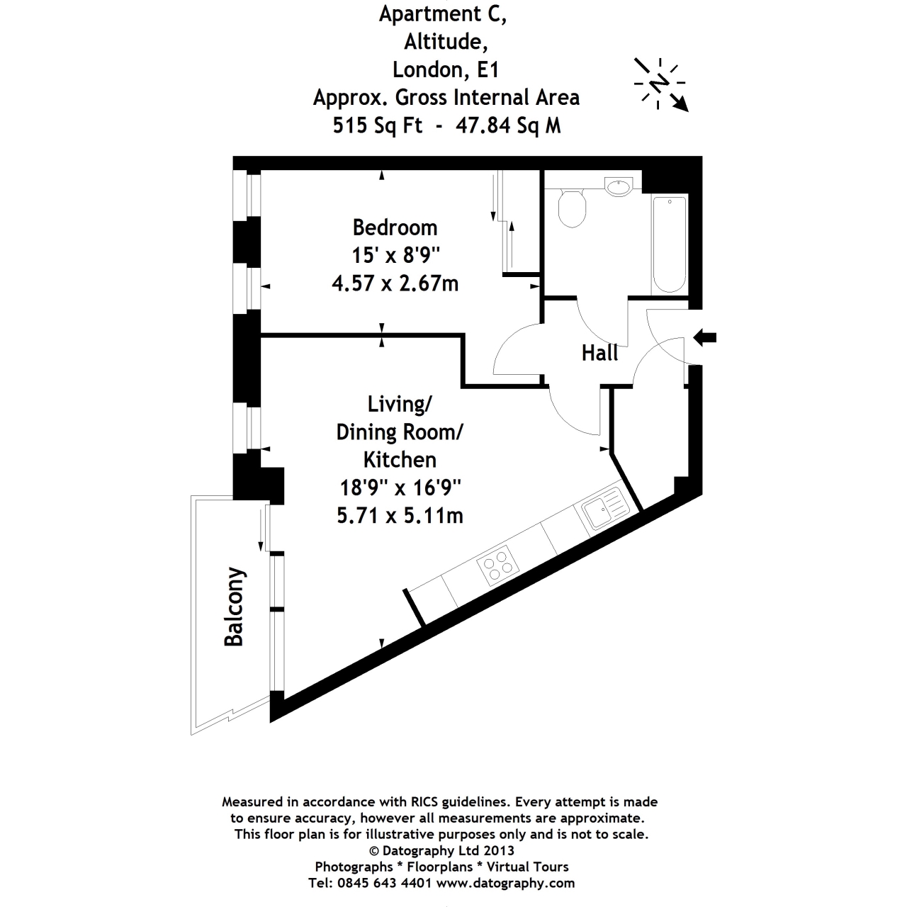 Altitude Point, Aldgate floorplan
