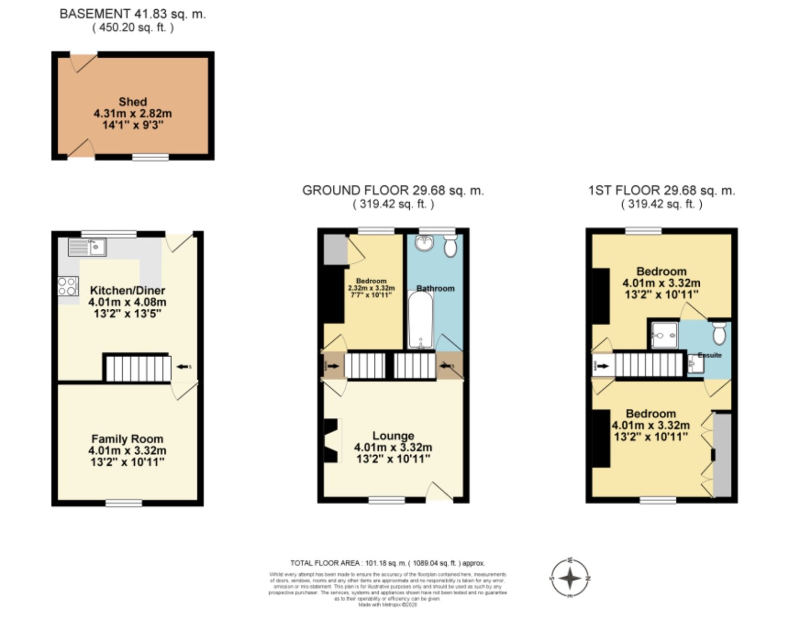 Campbell Road, Deal floorplan