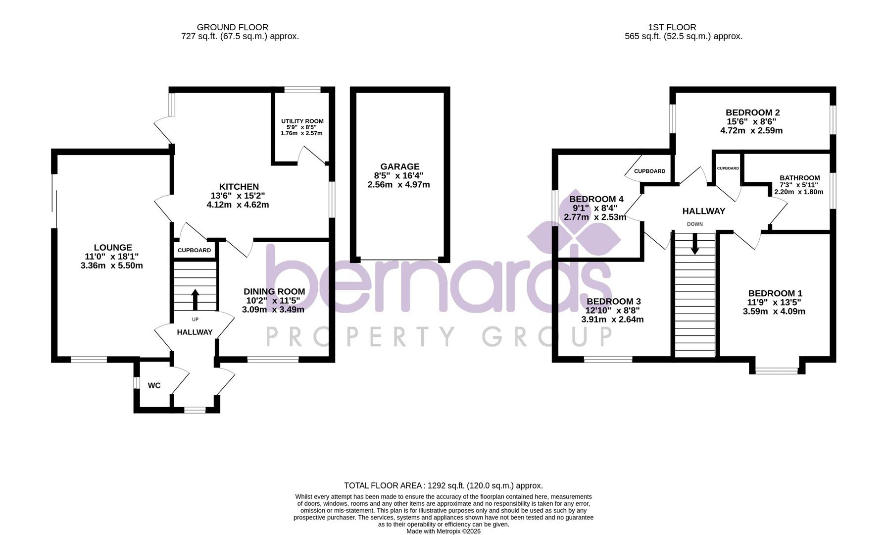 2, Magpie Lane, Lee-On-The-Solent floorplan
