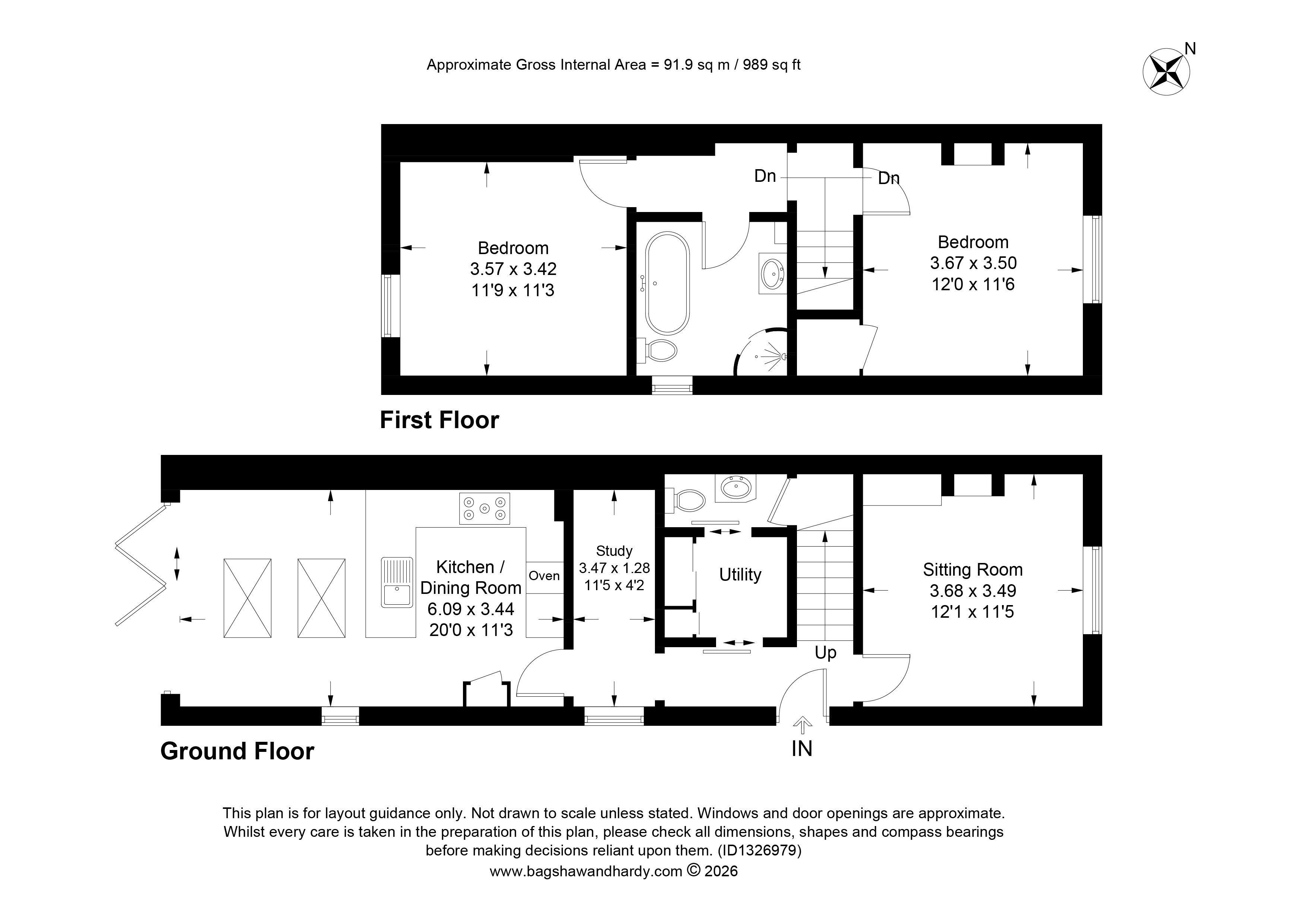 44, High Path Road, Guildford floorplan