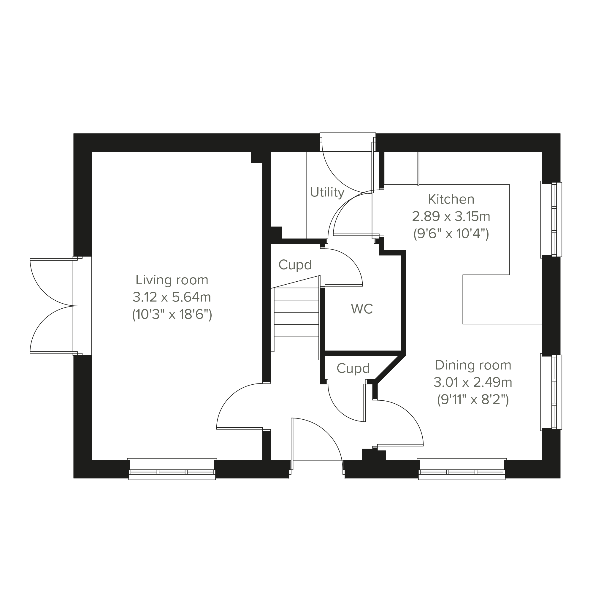 93, Candlet Road, Felixstowe floorplan