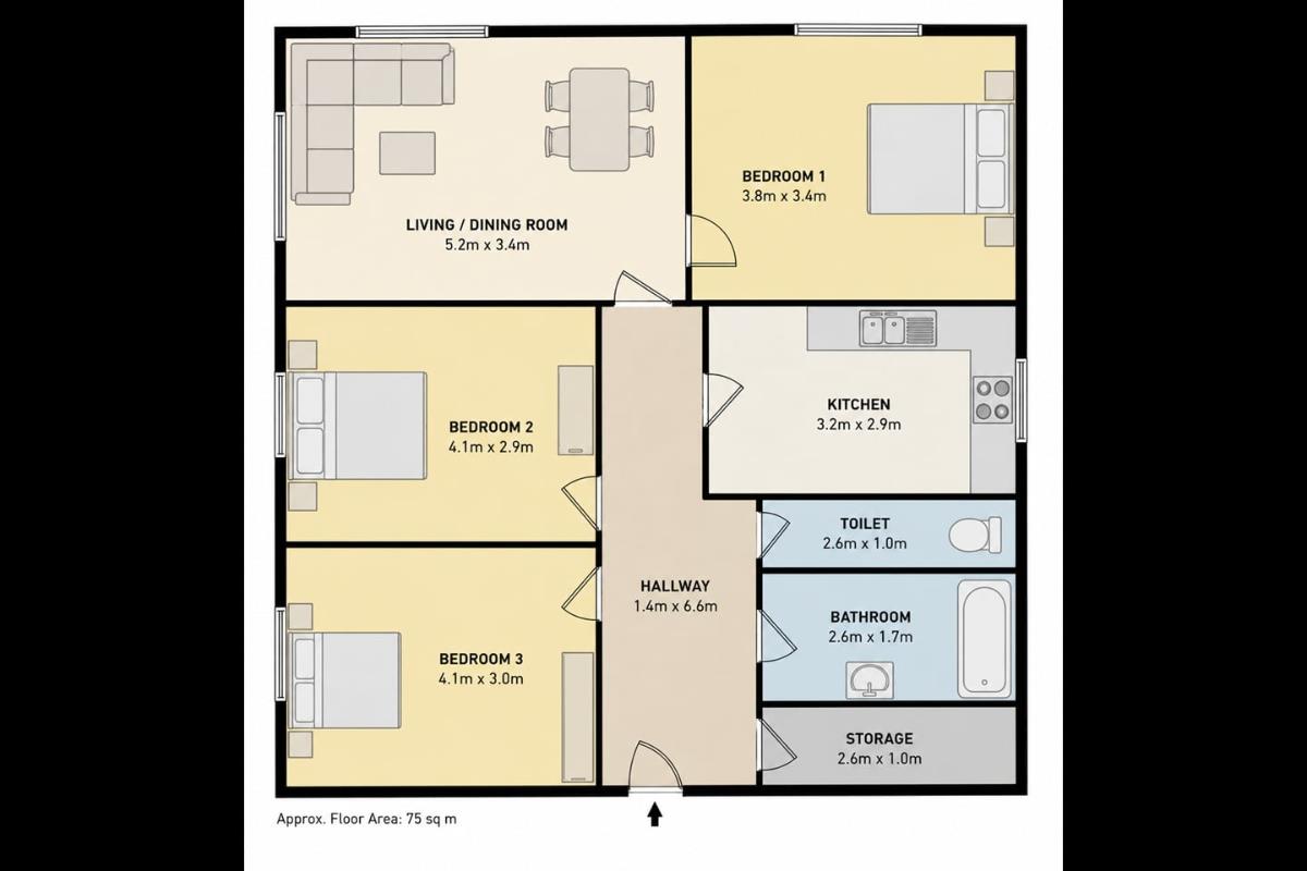 28, Wakelin Road, London floorplan