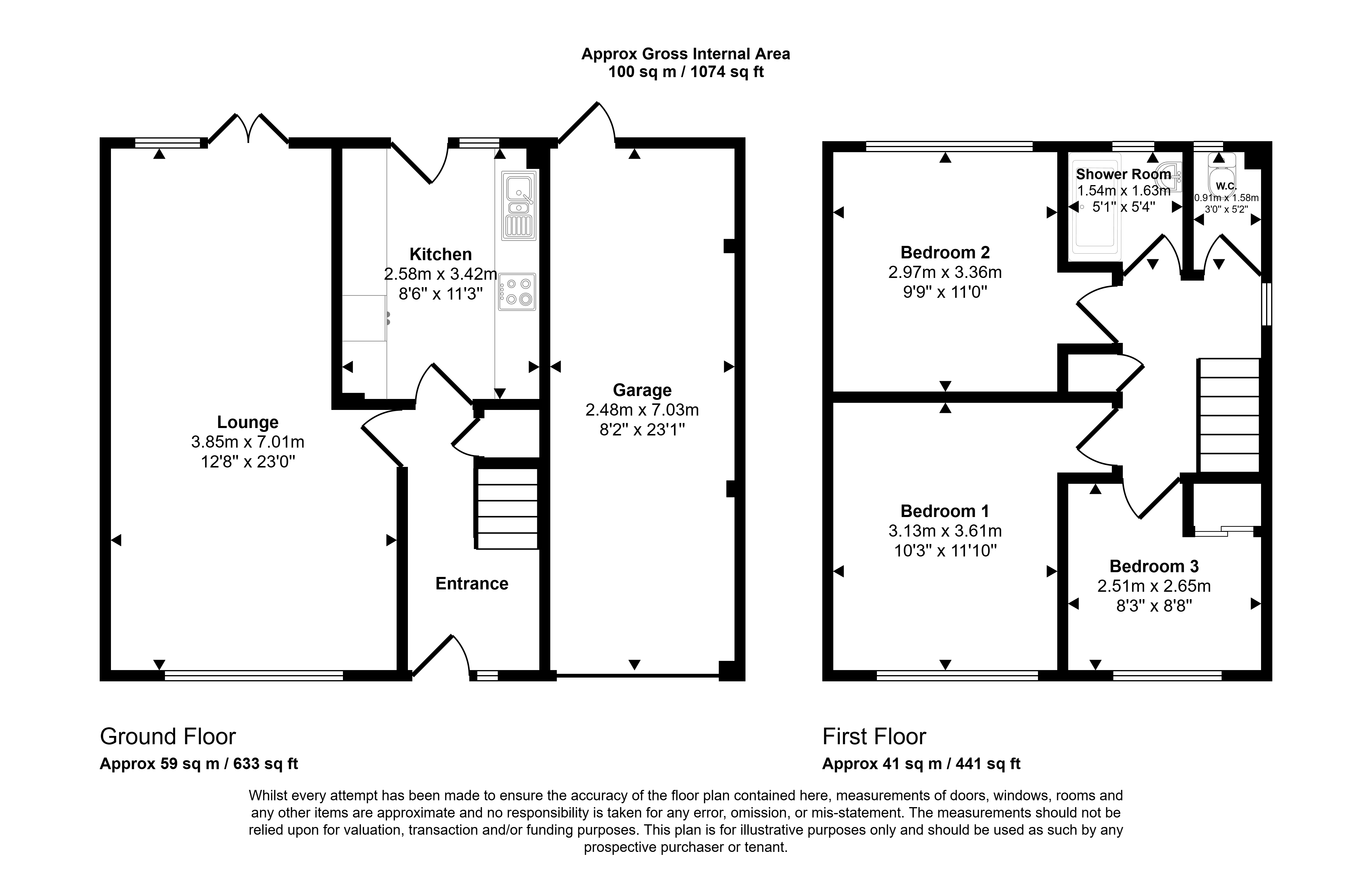 3, Ward Close, Wokingham, Berkshire, RG40 floorplan