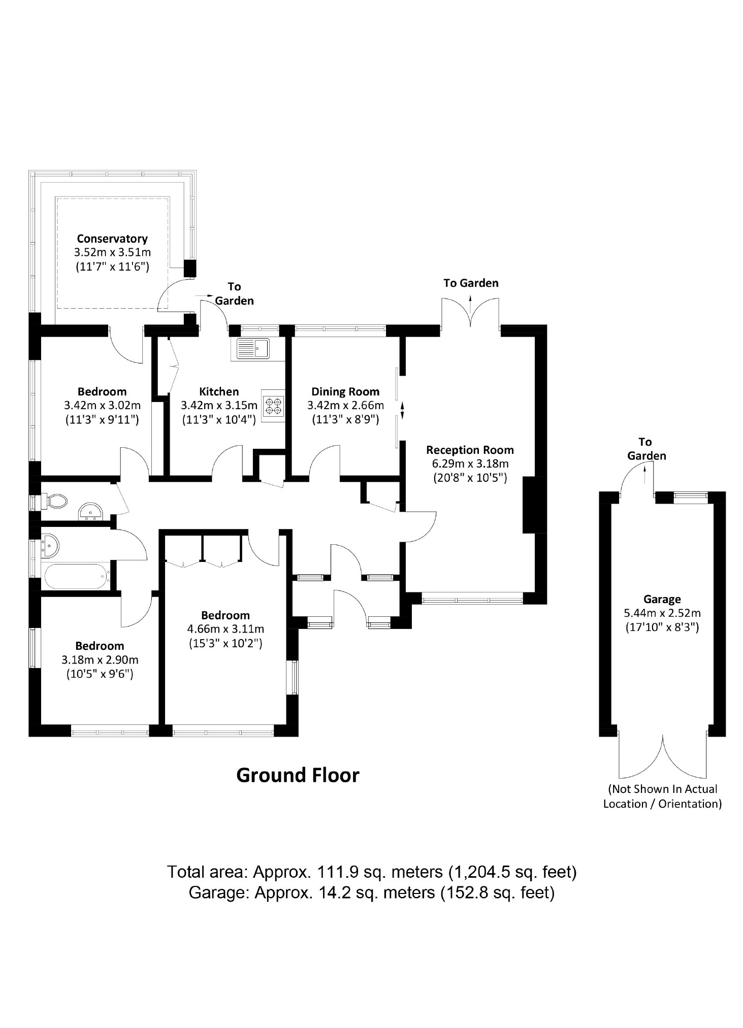 10B, Forrest Gardens, London floorplan