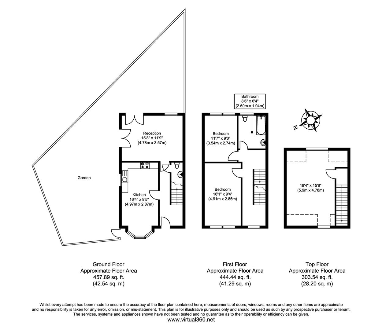 5A, Carlisle Road, London floorplan