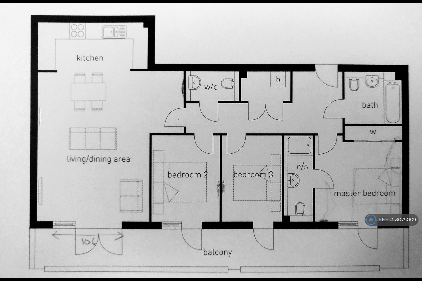 Flat, Ernest Websdale House Harlequin Close, Barking floorplan