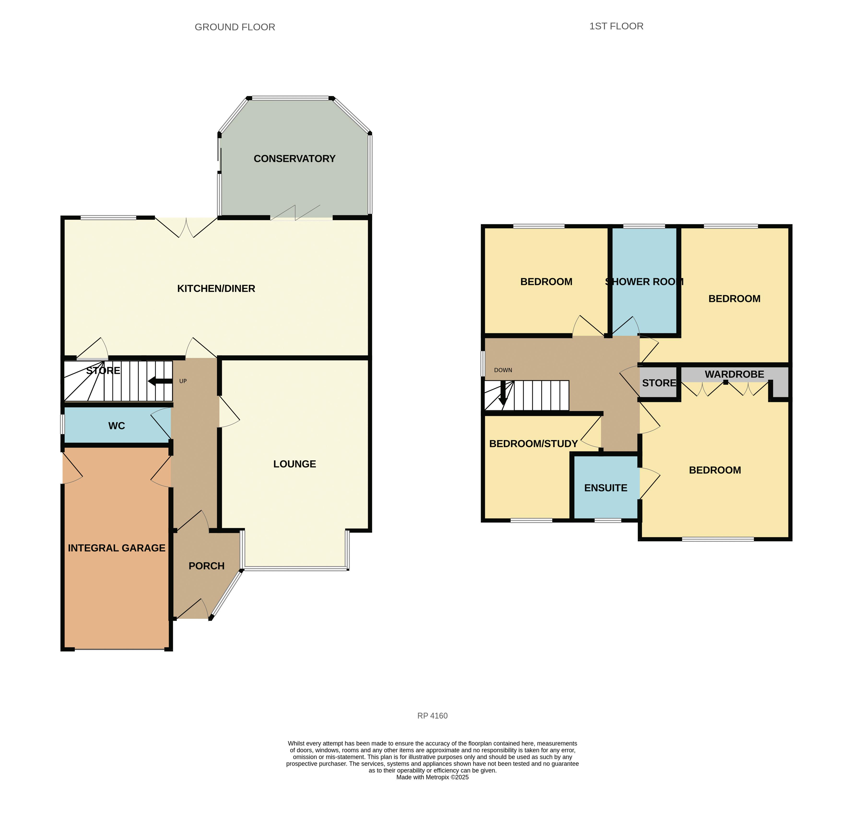 20, Rhys Evans Close, Penrhyn Bay floorplan