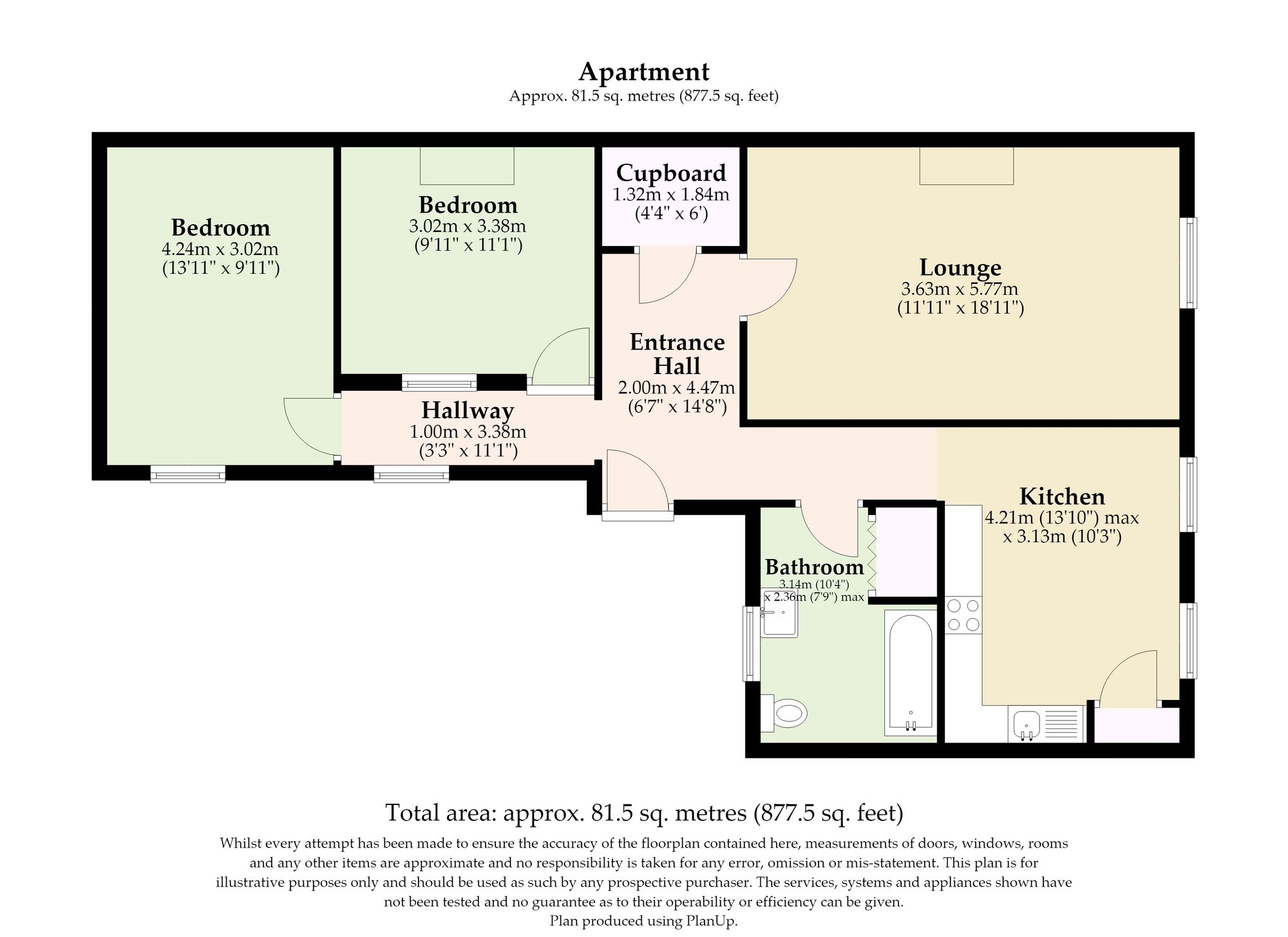 The Garden Flat, Queens Square, Attleborough, Attleborough floorplan