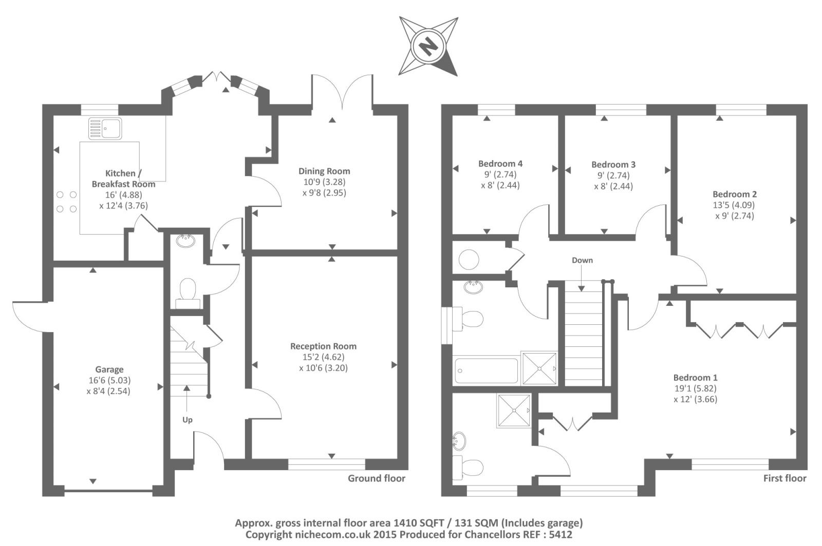 4 Bedrooms Detached house to rent in Tringham Close, Knaphill GU21