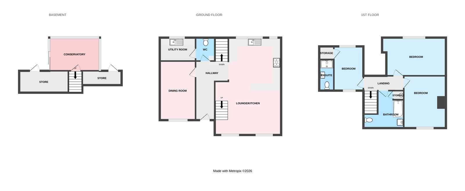 1 Oak Cottage,, Oak Terrace, Shrewsbury floorplan