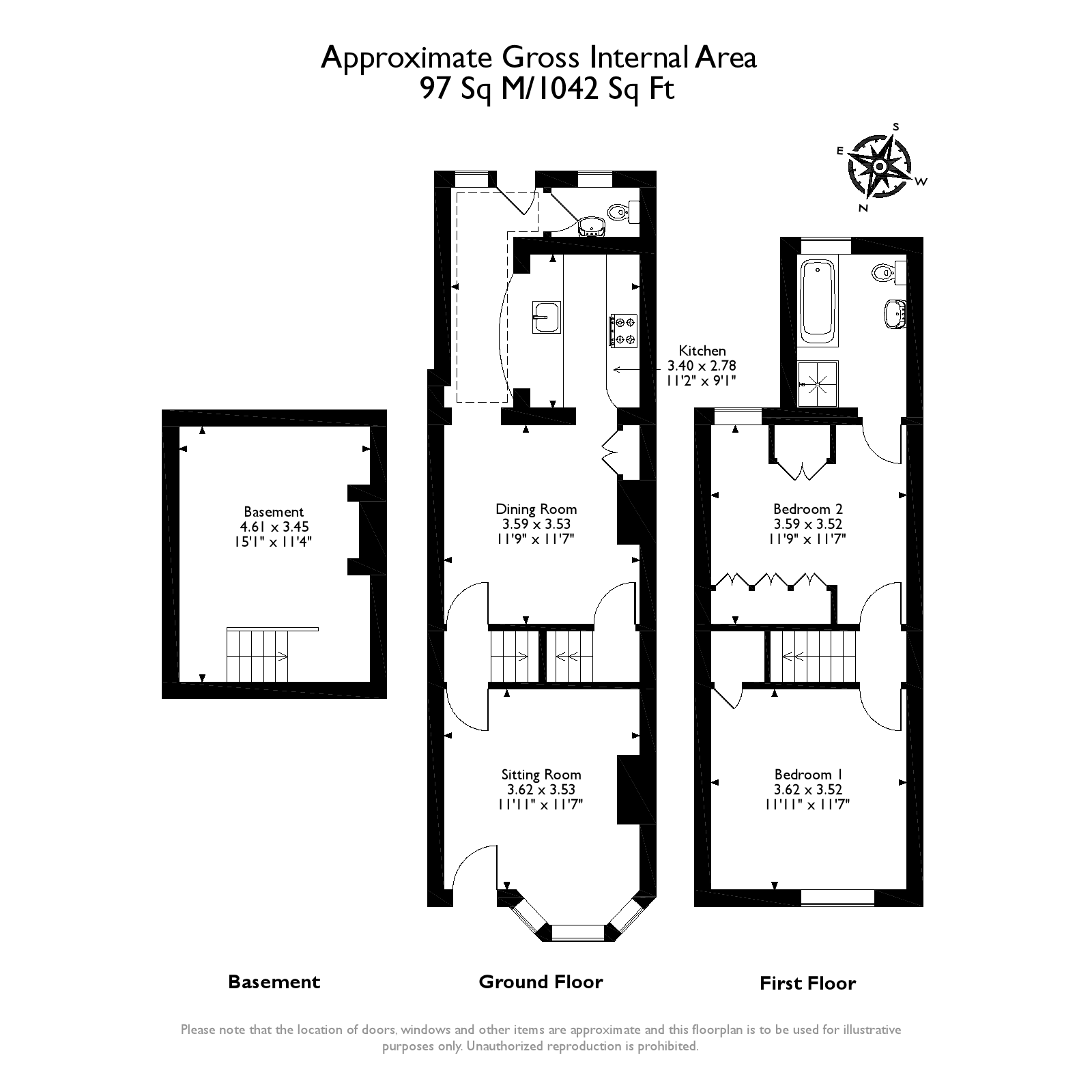 2 Bedrooms Terraced house for sale in Finch Road, Guildford GU1