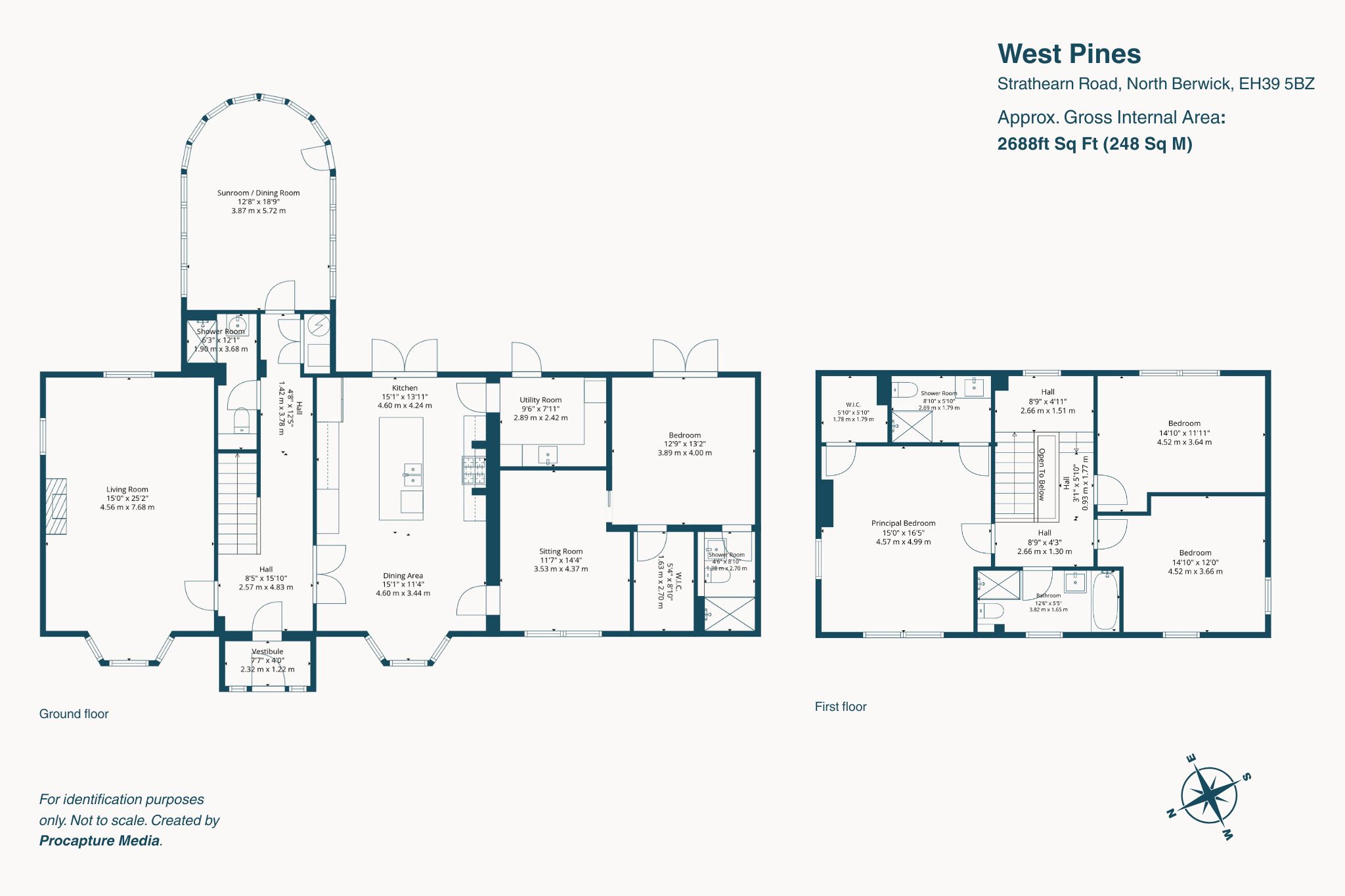 West Pines, Strathearn Road, North Berwick floorplan