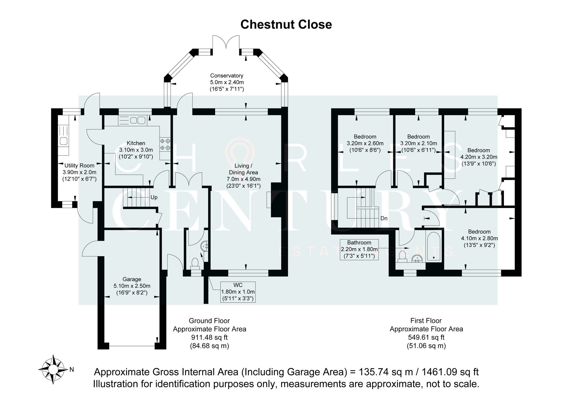 5 Chestnut Close, Hailsham floorplan