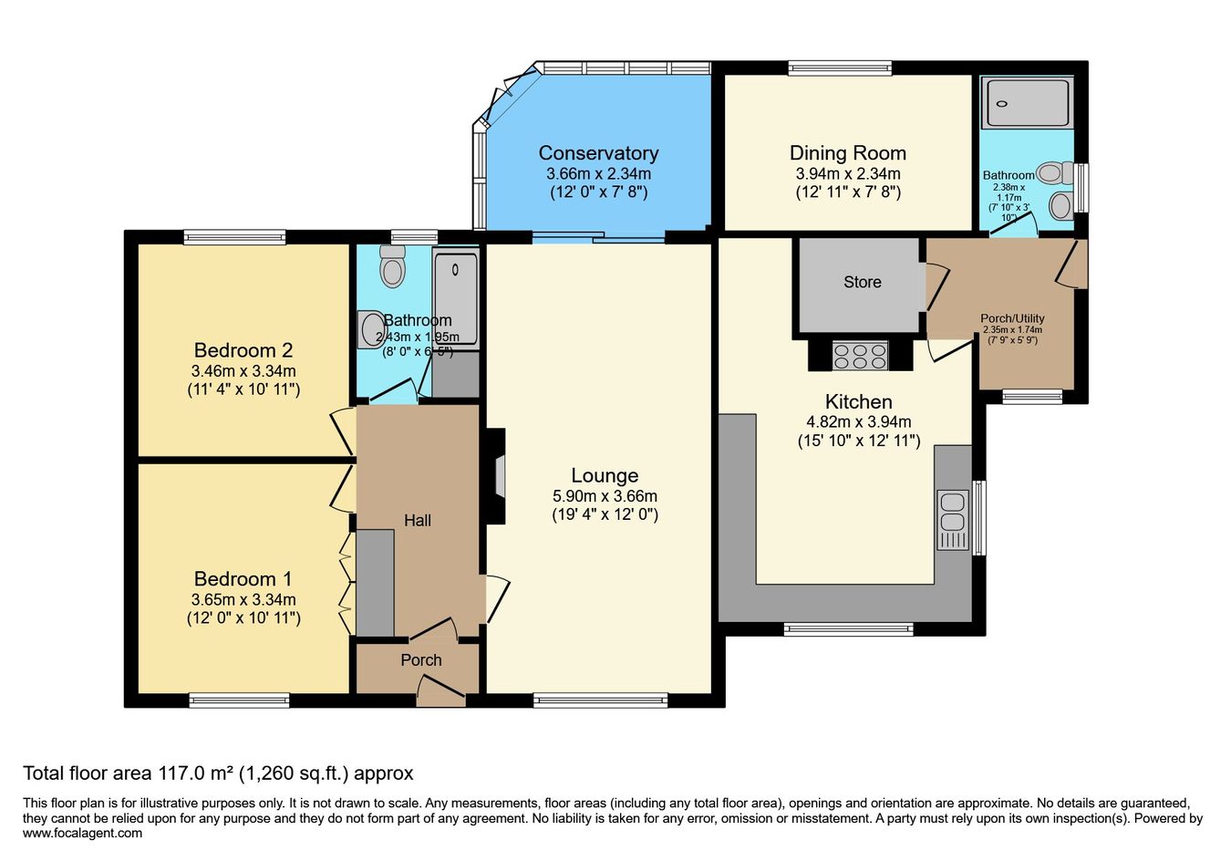 2, Steam Mill Lane, Ripley floorplan