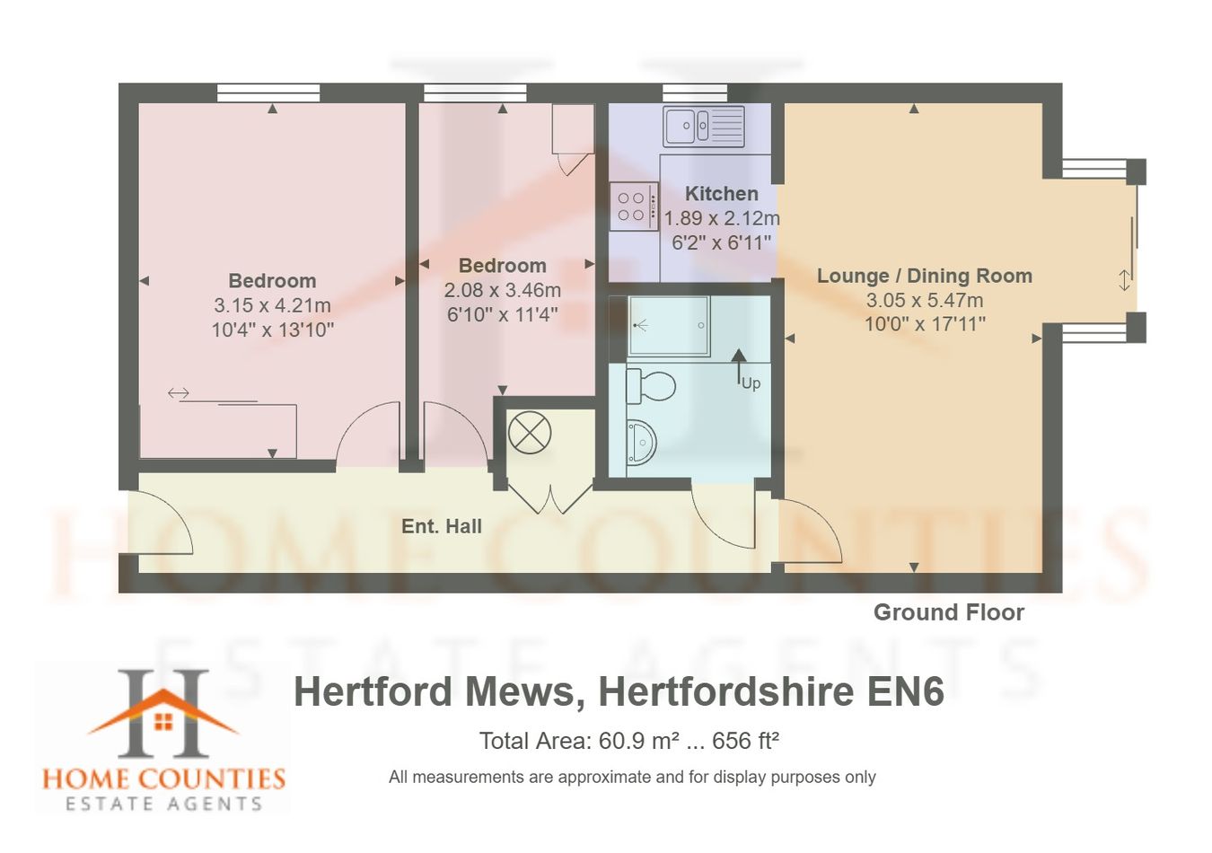Hertford Mews, Billy Lows Lane, Potters Bar floorplan