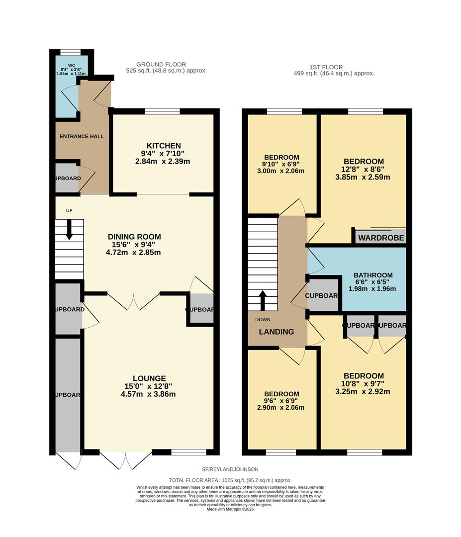 23, Sycamore Field, Harlow floorplan