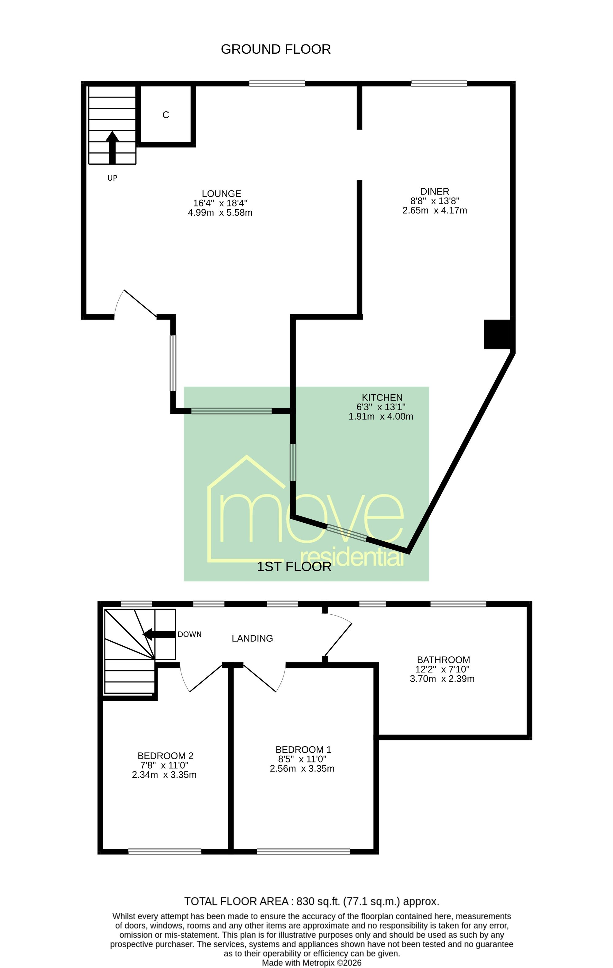 35 Village Road, Wirral floorplan