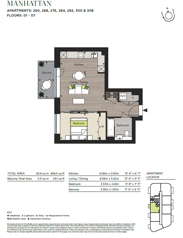 The Green Quarter, Southall floorplan