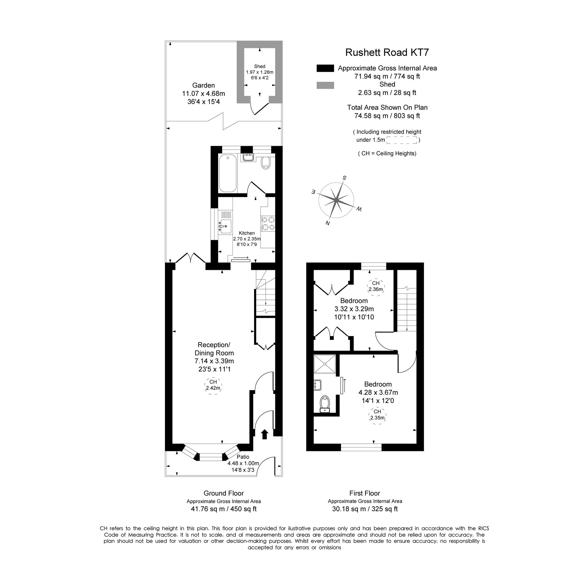 35 Rushett Road, Thames Ditton floorplan